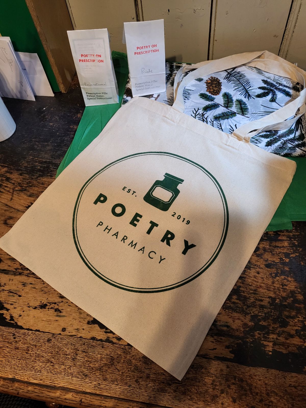 Poetry Pharmacy Tote Bag-Merchandise-The Poetry Pharmacy
