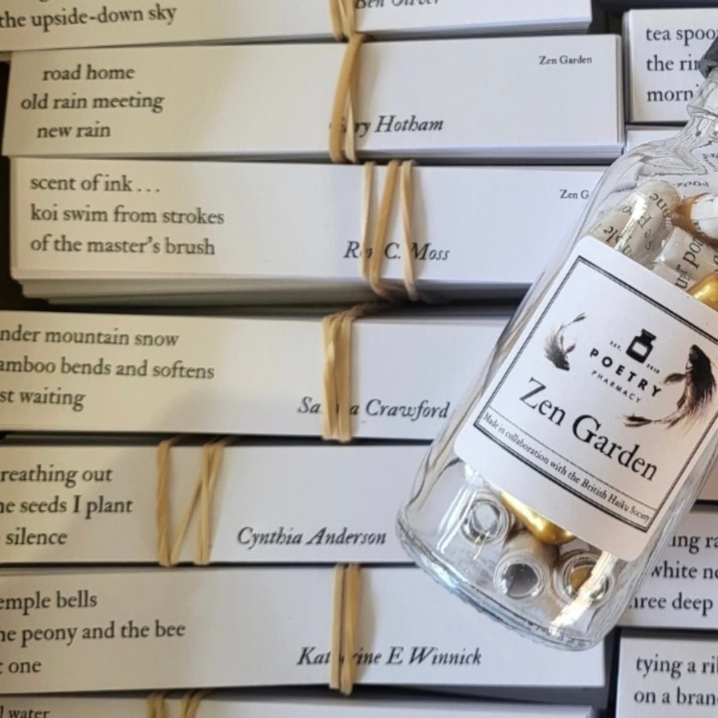 Zen Garden Pills-The Poetry Pharmacy