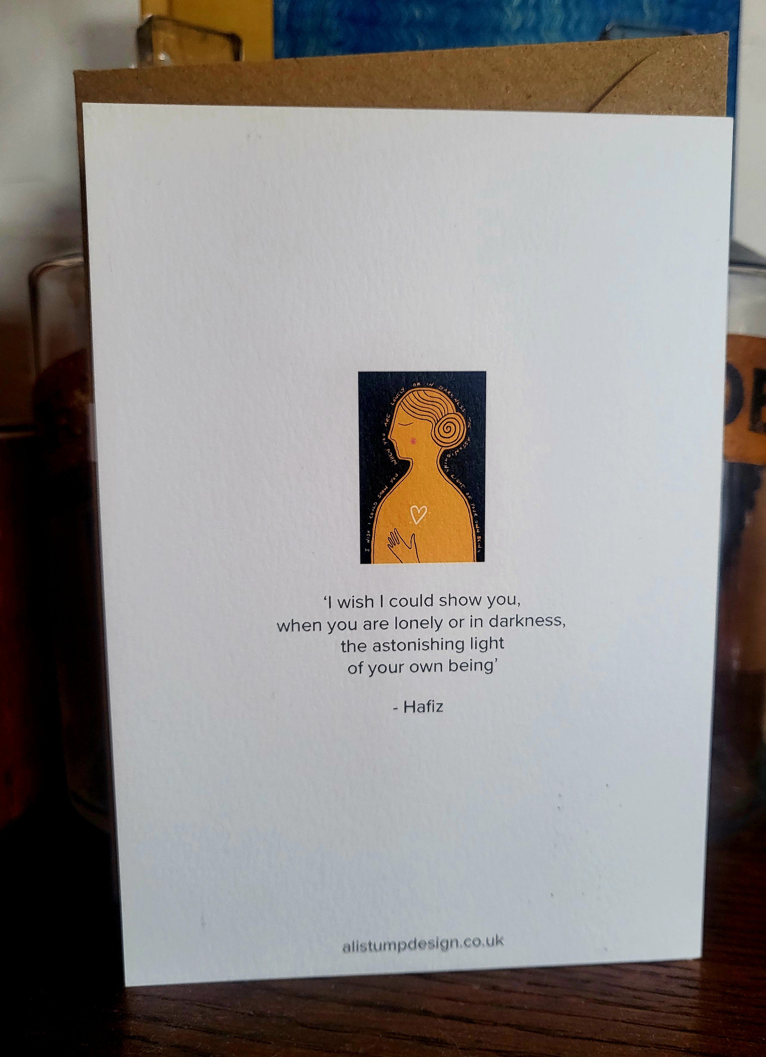 Hafiz card-Stationery-The Poetry Pharmacy