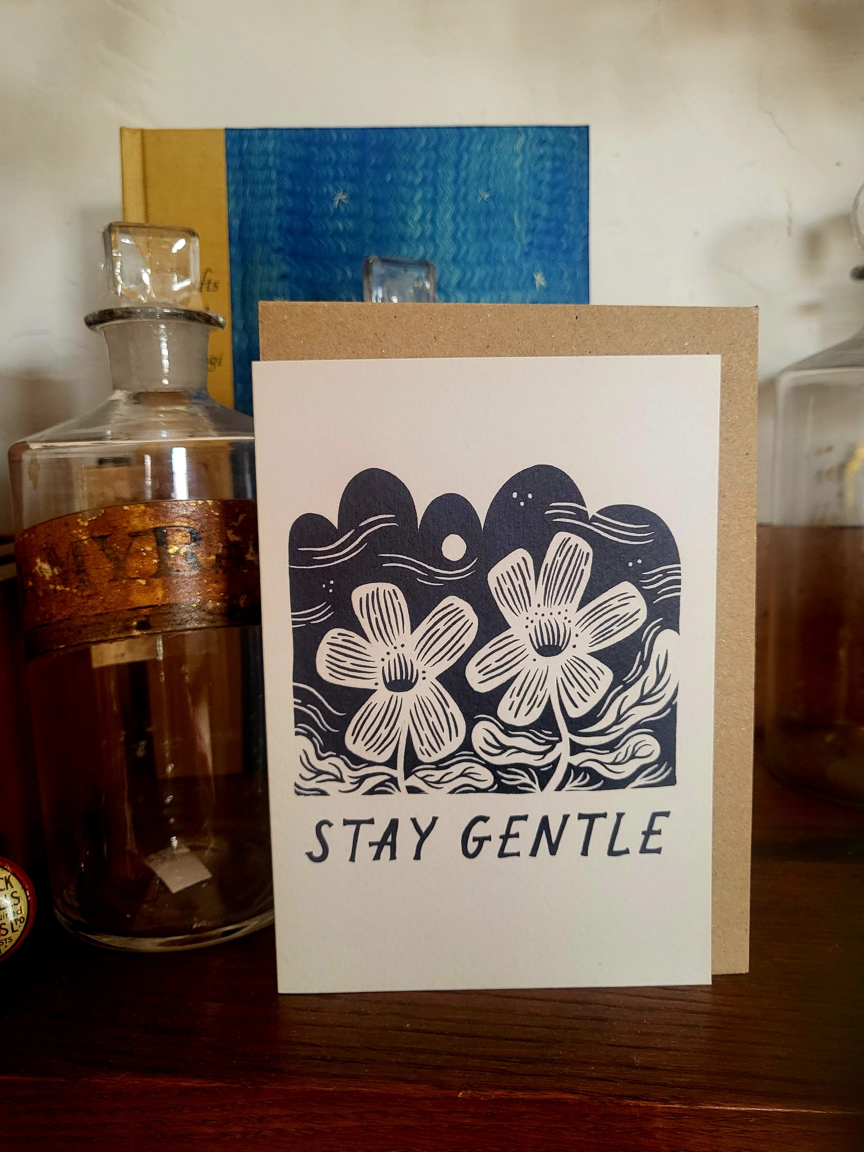 Stay Gentle card-Stationery-The Poetry Pharmacy