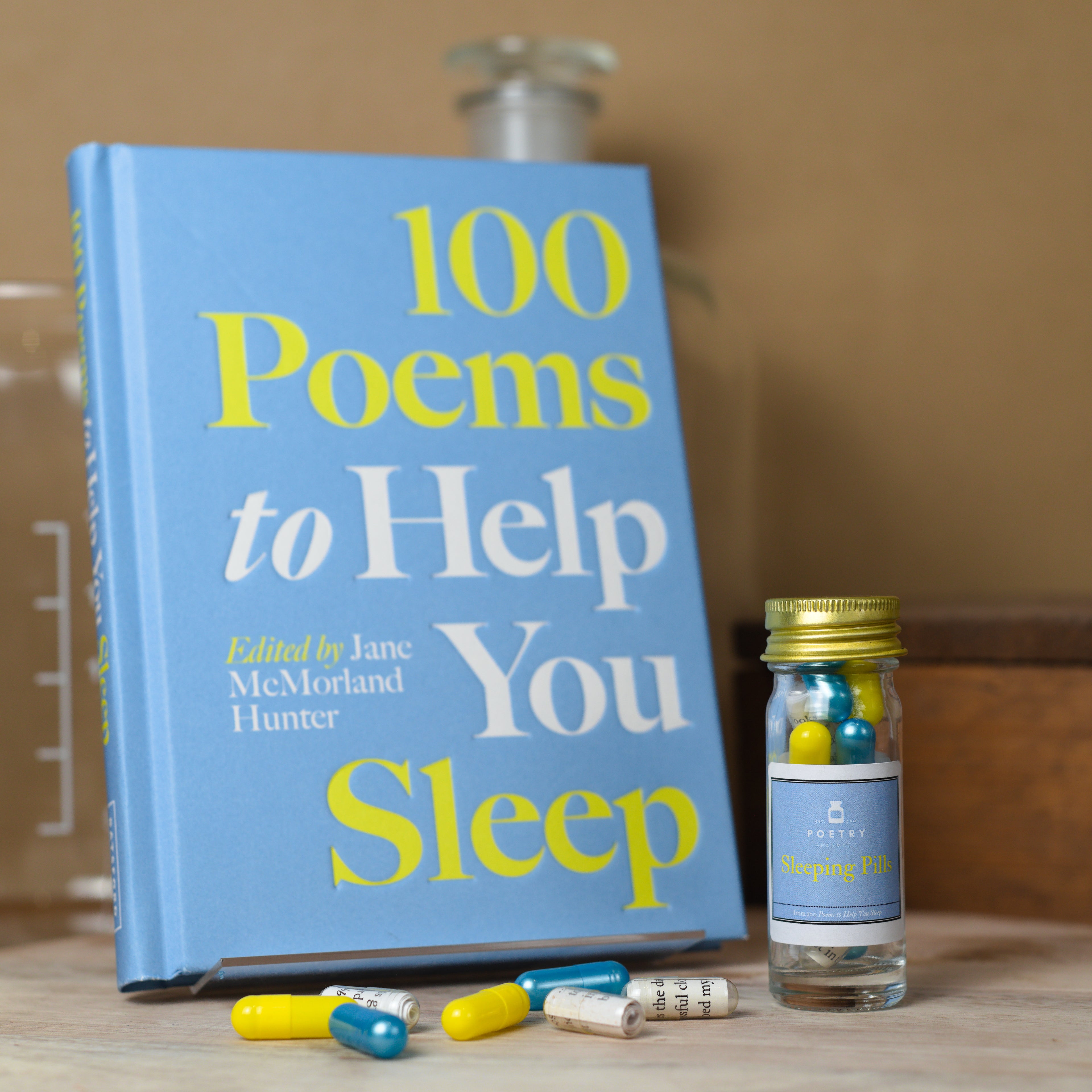 Sleeping Pills-Small Pill Bottle-The Poetry Pharmacy