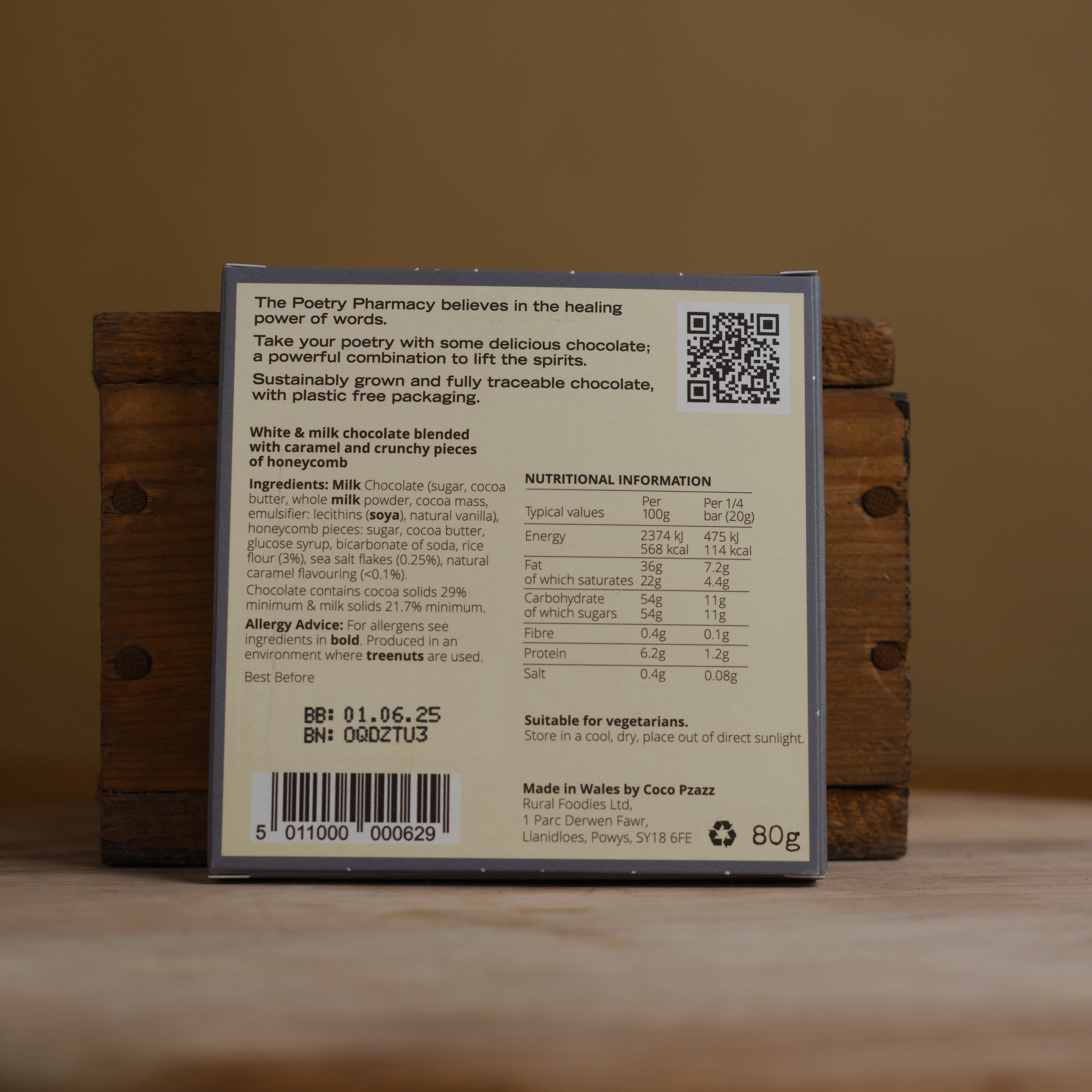 Poetry Pharmacy Chocolate: Comfort-The Poetry Pharmacy