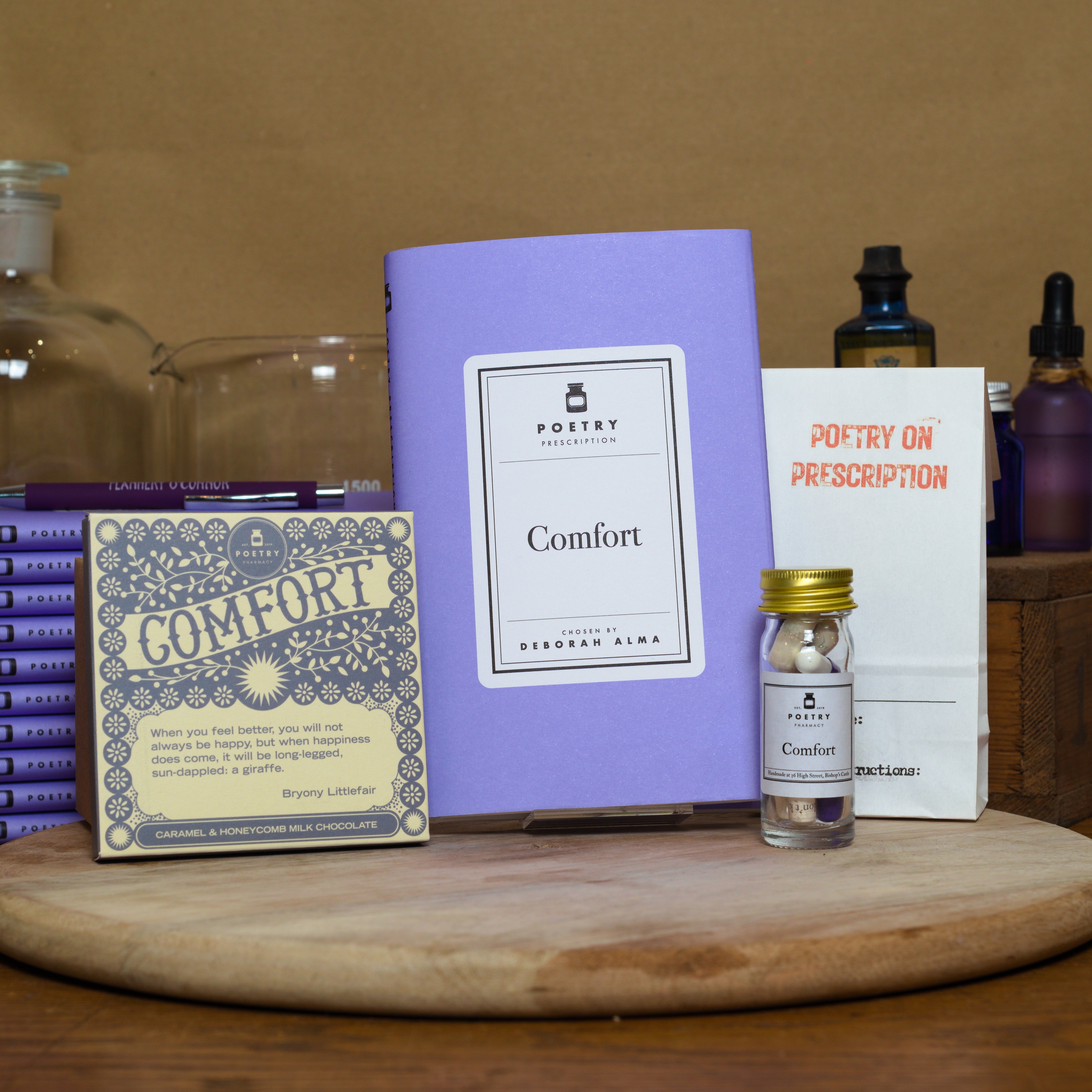 Comfort - Poetry Prescription Gift Box-Merchandise-The Poetry Pharmacy
