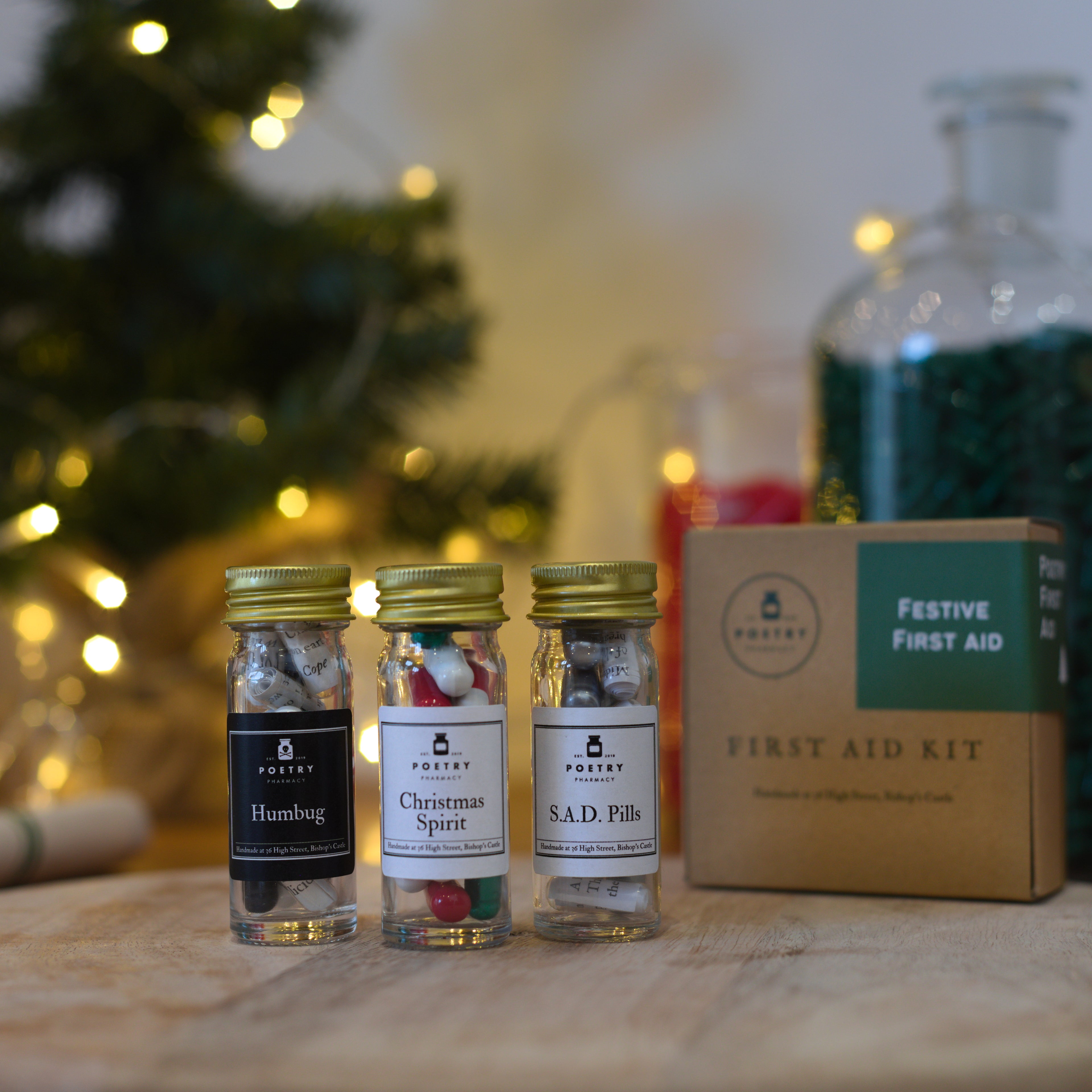 Festive First Aid Kit-The Poetry Pharmacy