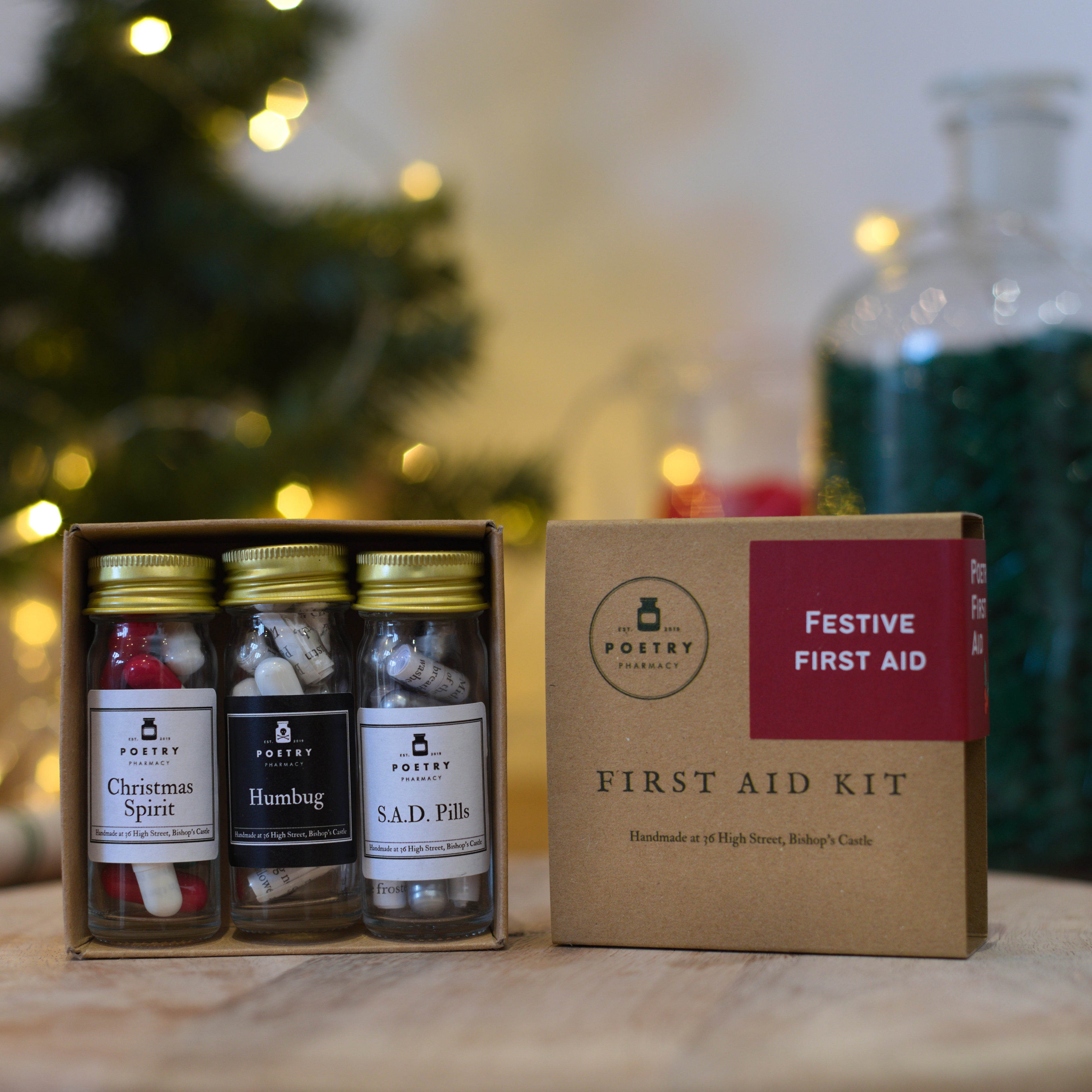 Festive First Aid Kit-The Poetry Pharmacy
