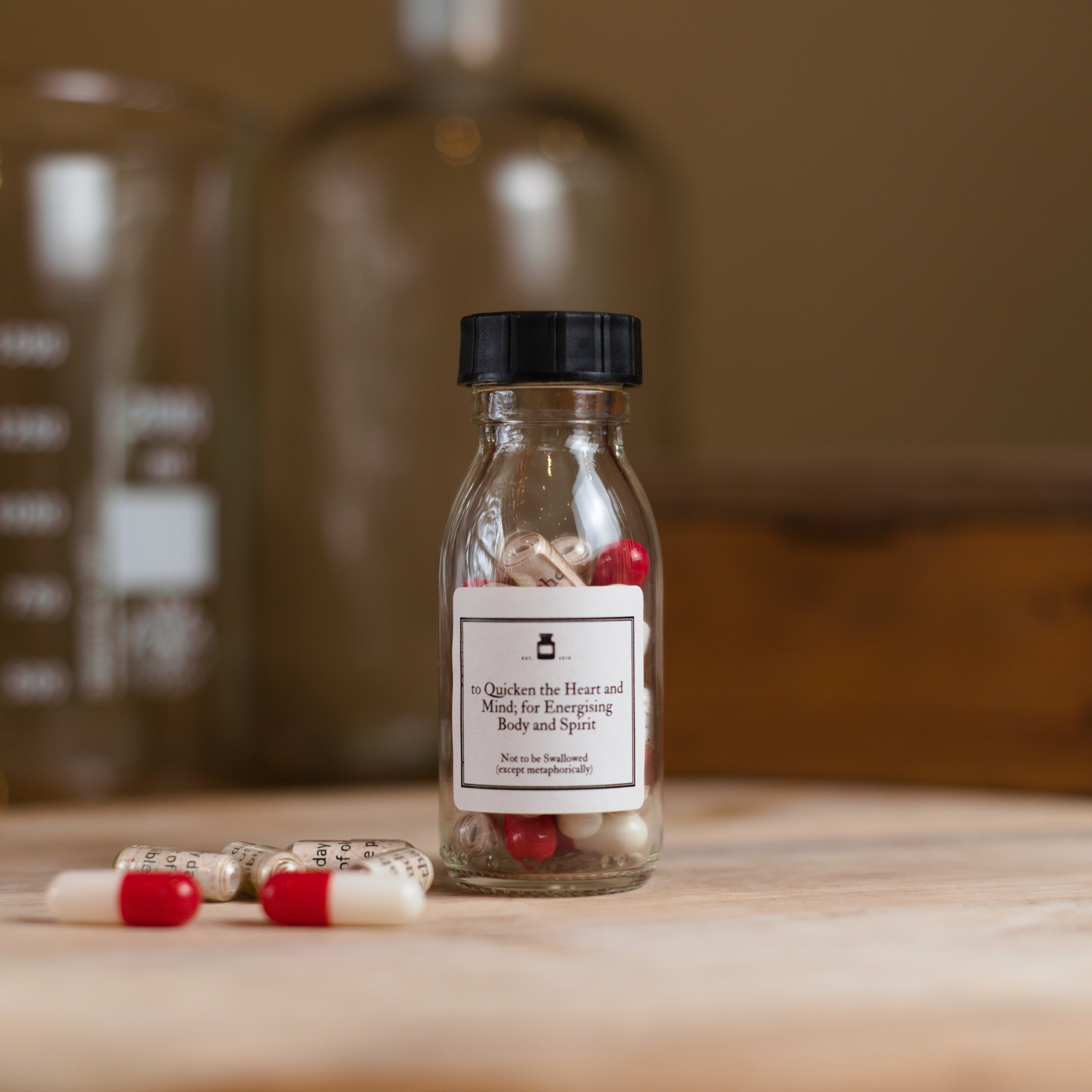 Invigoration Pills (Large)-The Poetry Pharmacy