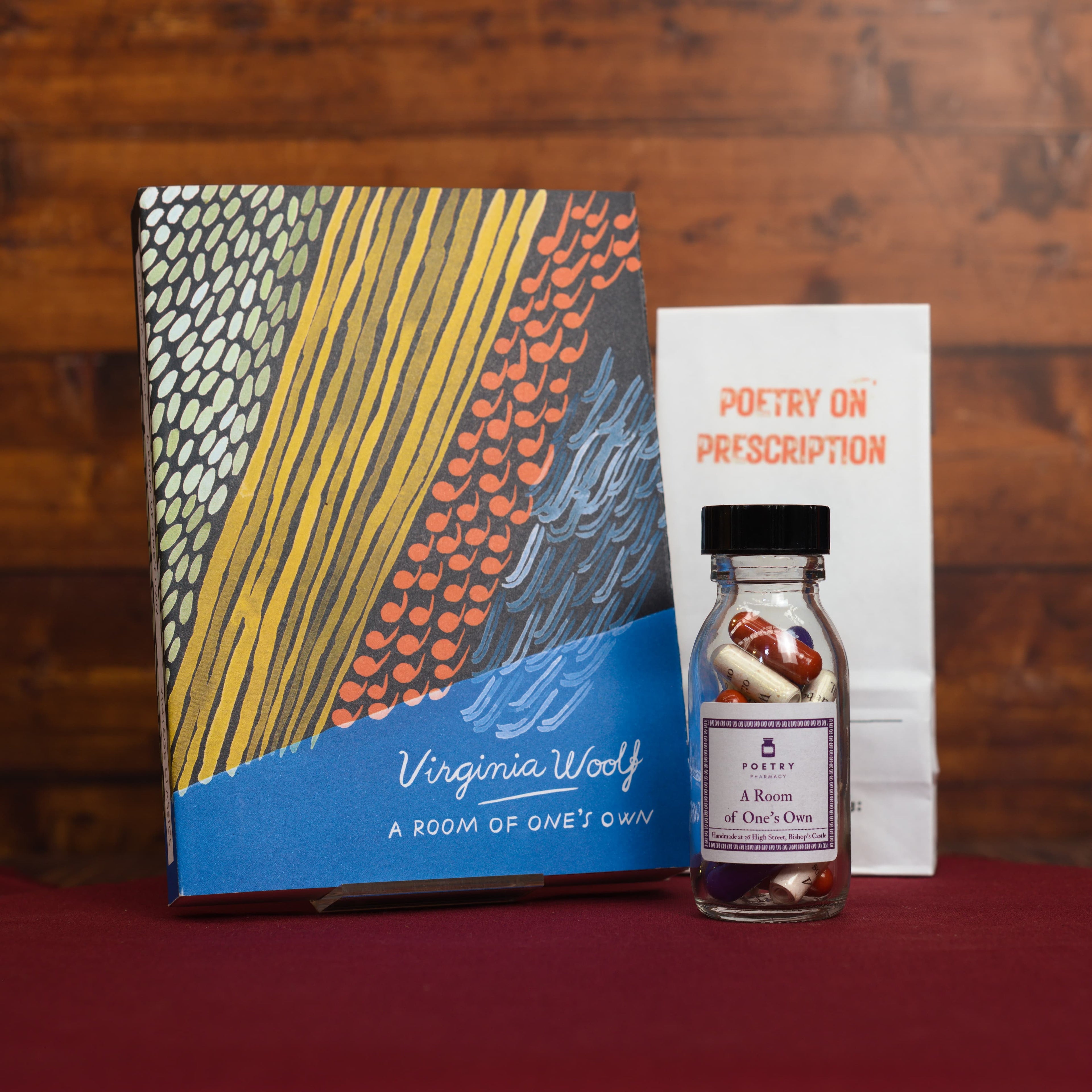 A Room of One's Own - Book + Pill Bottle bundle