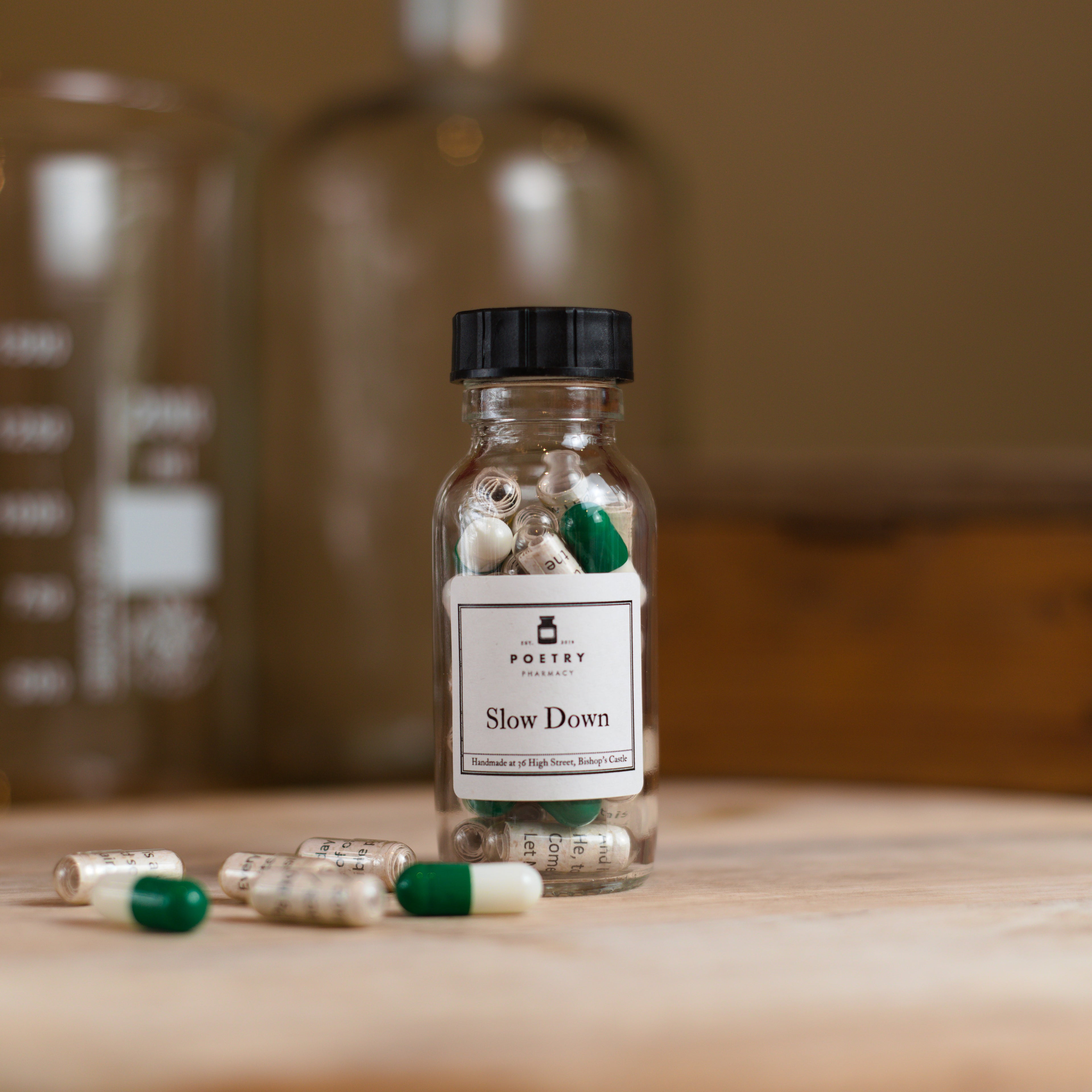 Slow Down Pills (Large)-The Poetry Pharmacy