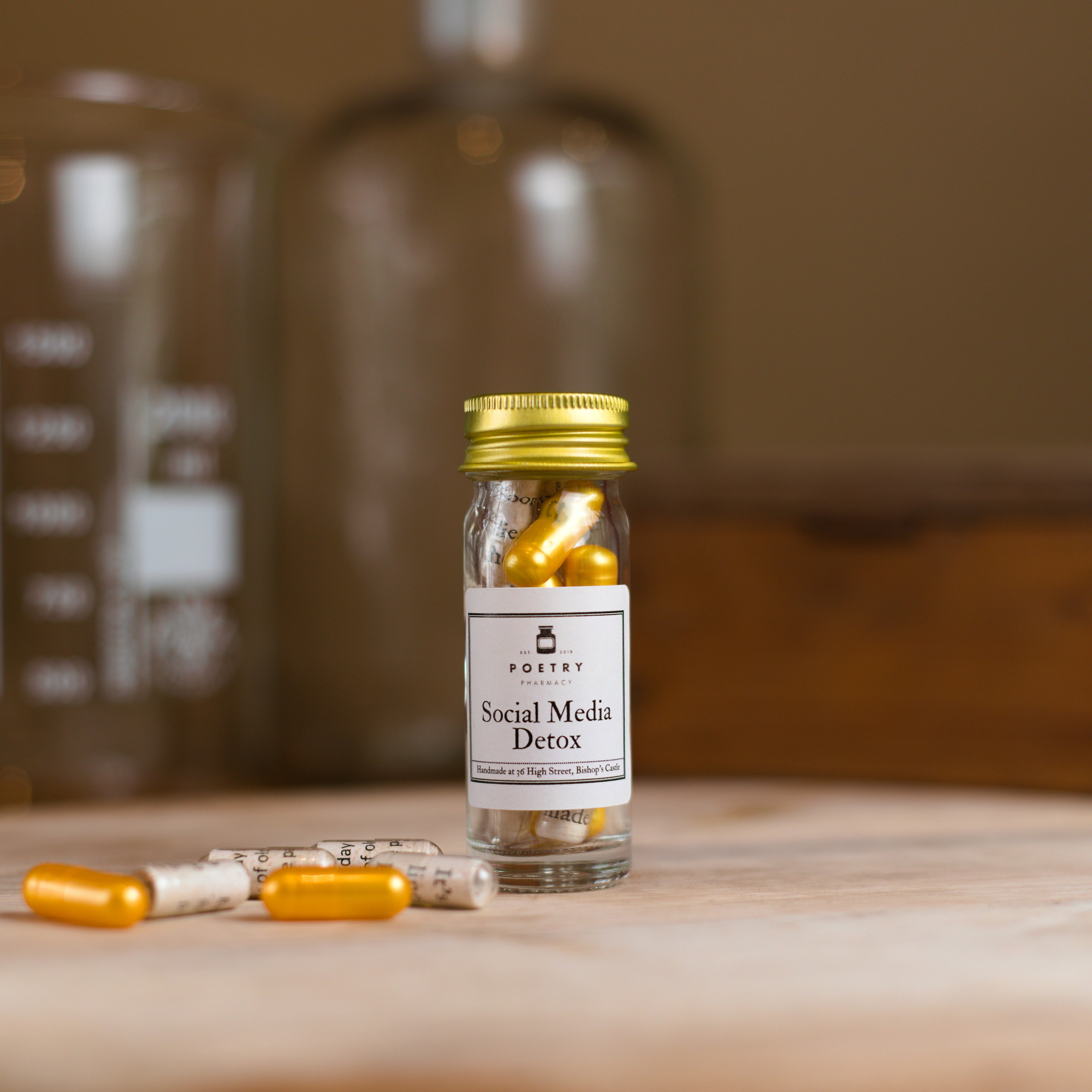Social Media Detox Pills-The Poetry Pharmacy