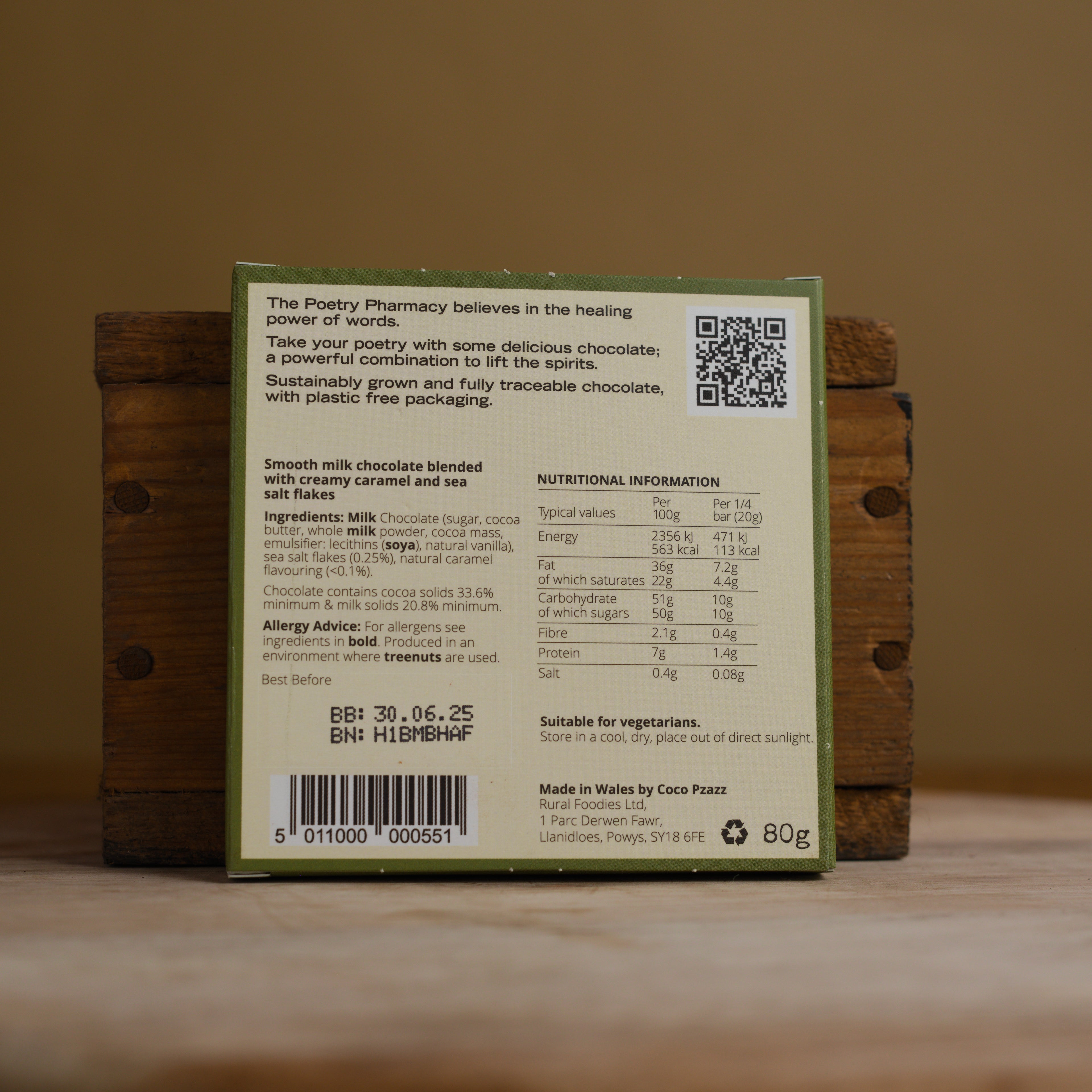 Poetry Pharmacy Chocolate: Wild Remedy-The Poetry Pharmacy