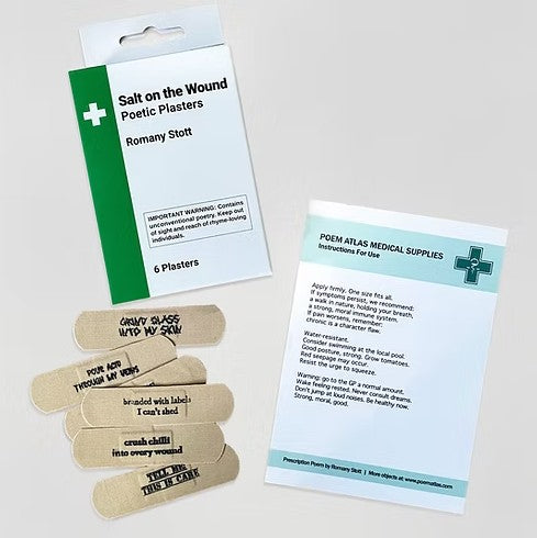 Salt on the Wound - Poetic Plasters by Romany Stott-The Poetry Pharmacy