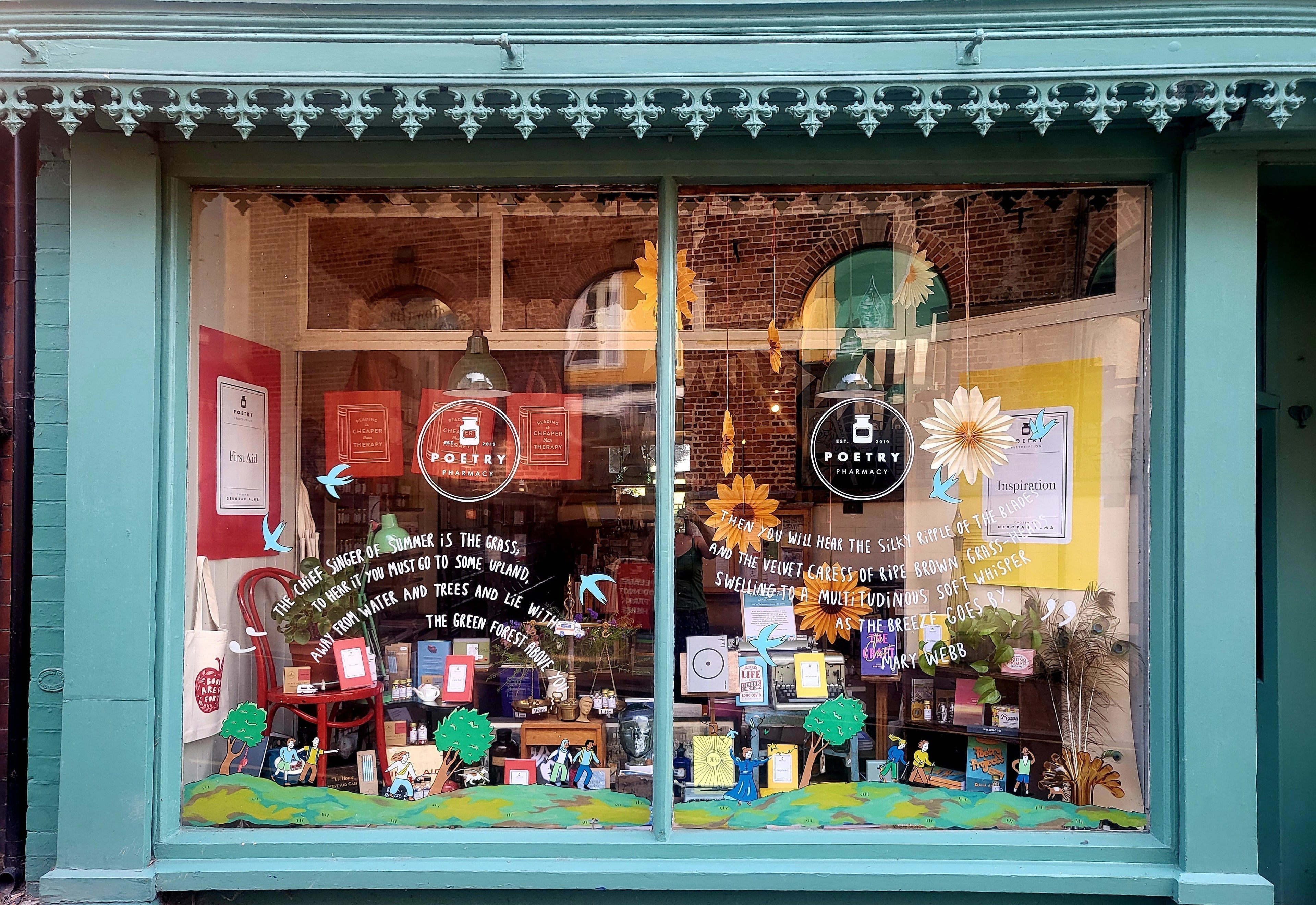 The Poetry Pharmacy in Bishop's Castle