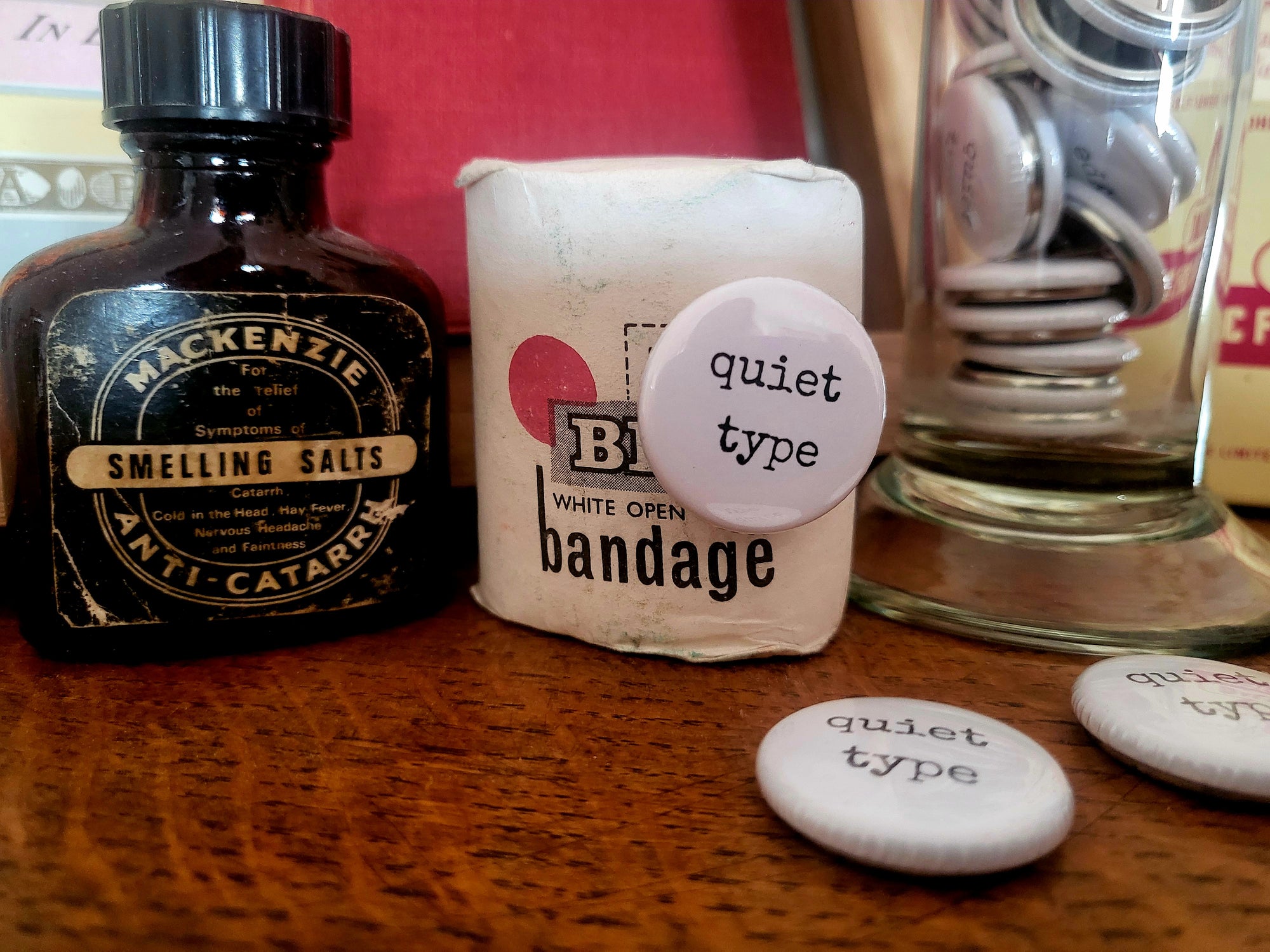Poetry Pharmacy Button Badge-Merchandise-The Poetry Pharmacy