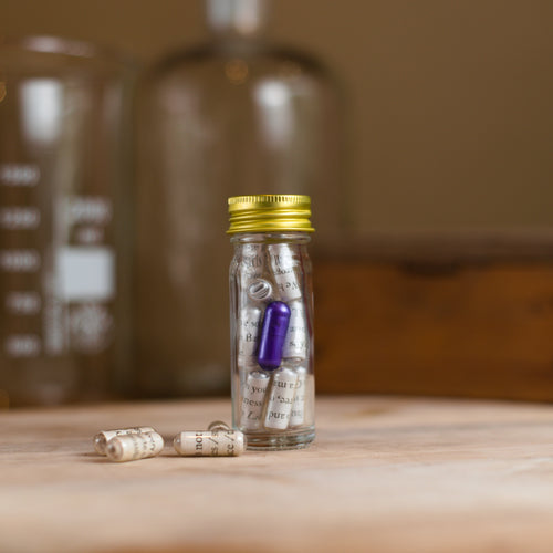 Be Original Pills-Small Pill Bottle-The Poetry Pharmacy