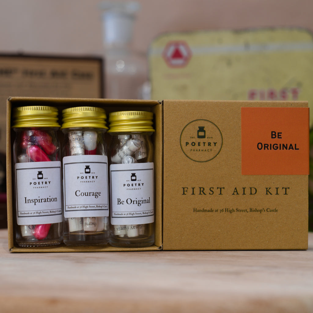 First Aid Kit - Be Original-The Poetry Pharmacy