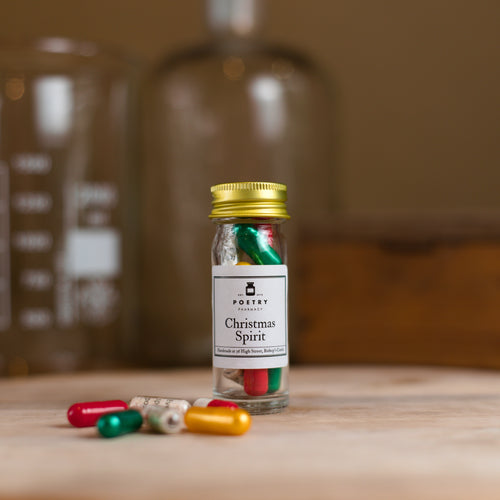 Christmas Spirit Pills (Small)-The Poetry Pharmacy