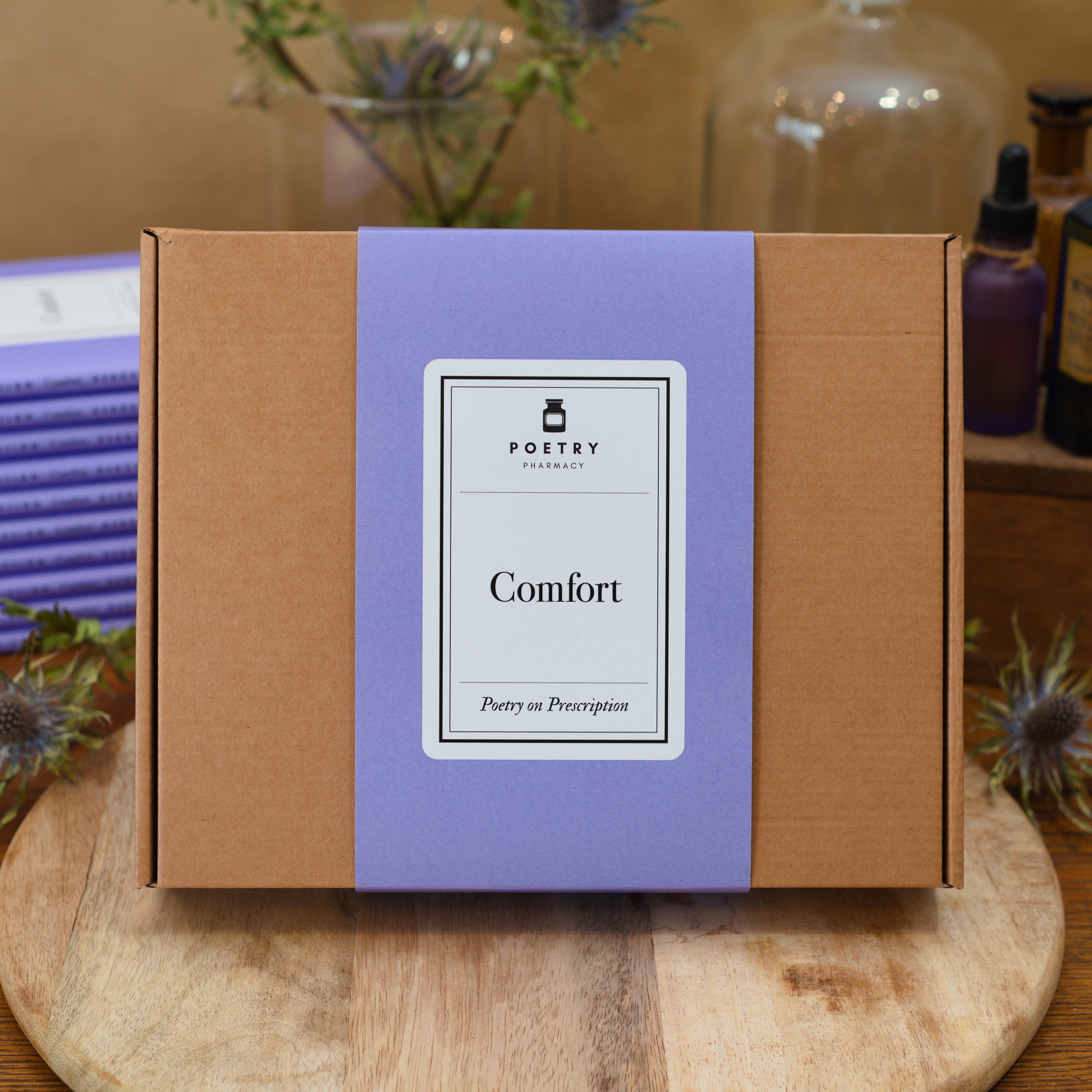 Comfort - Poetry Prescription Gift Box-Merchandise-The Poetry Pharmacy