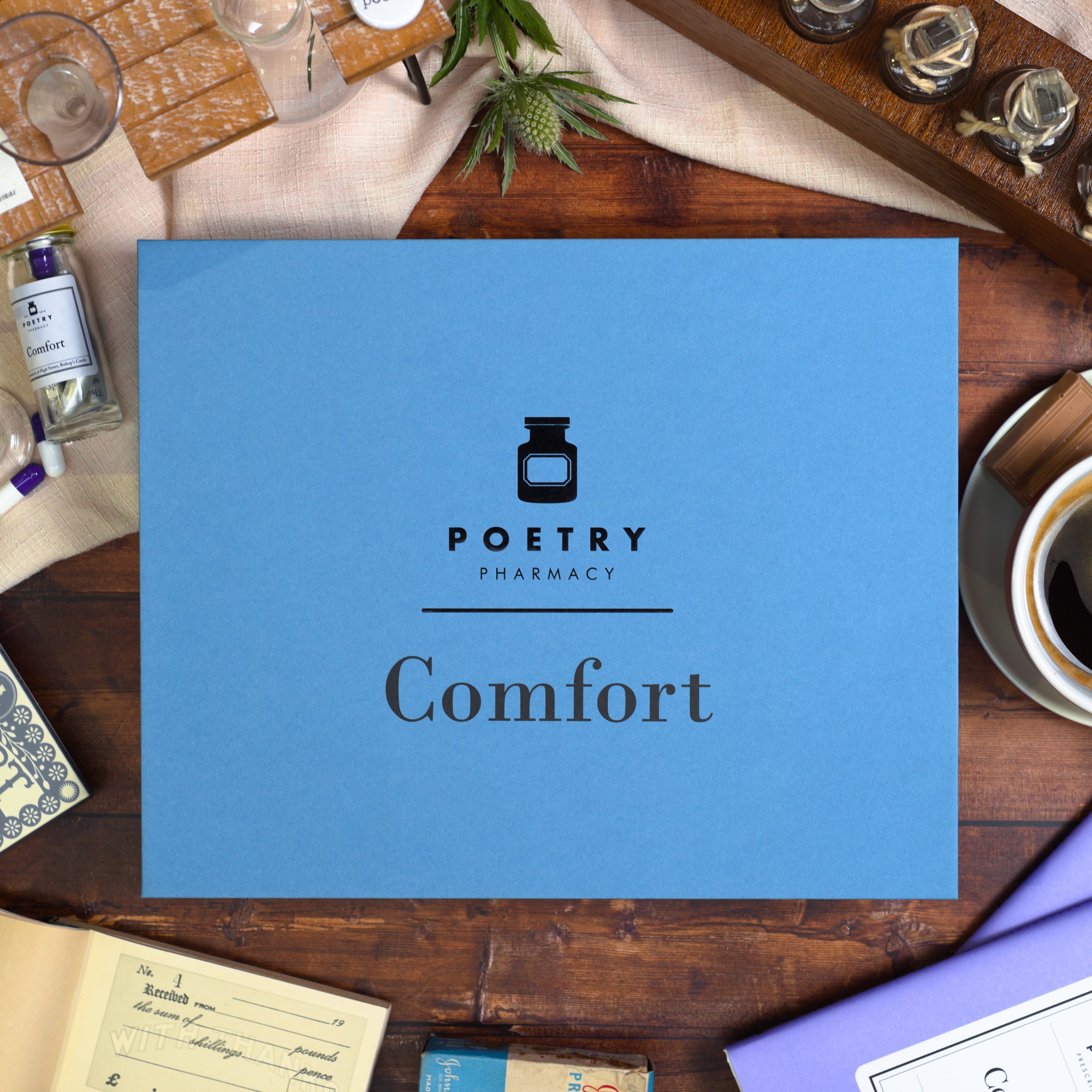 Comfort - Poetry Prescription Gift Box-The Poetry Pharmacy