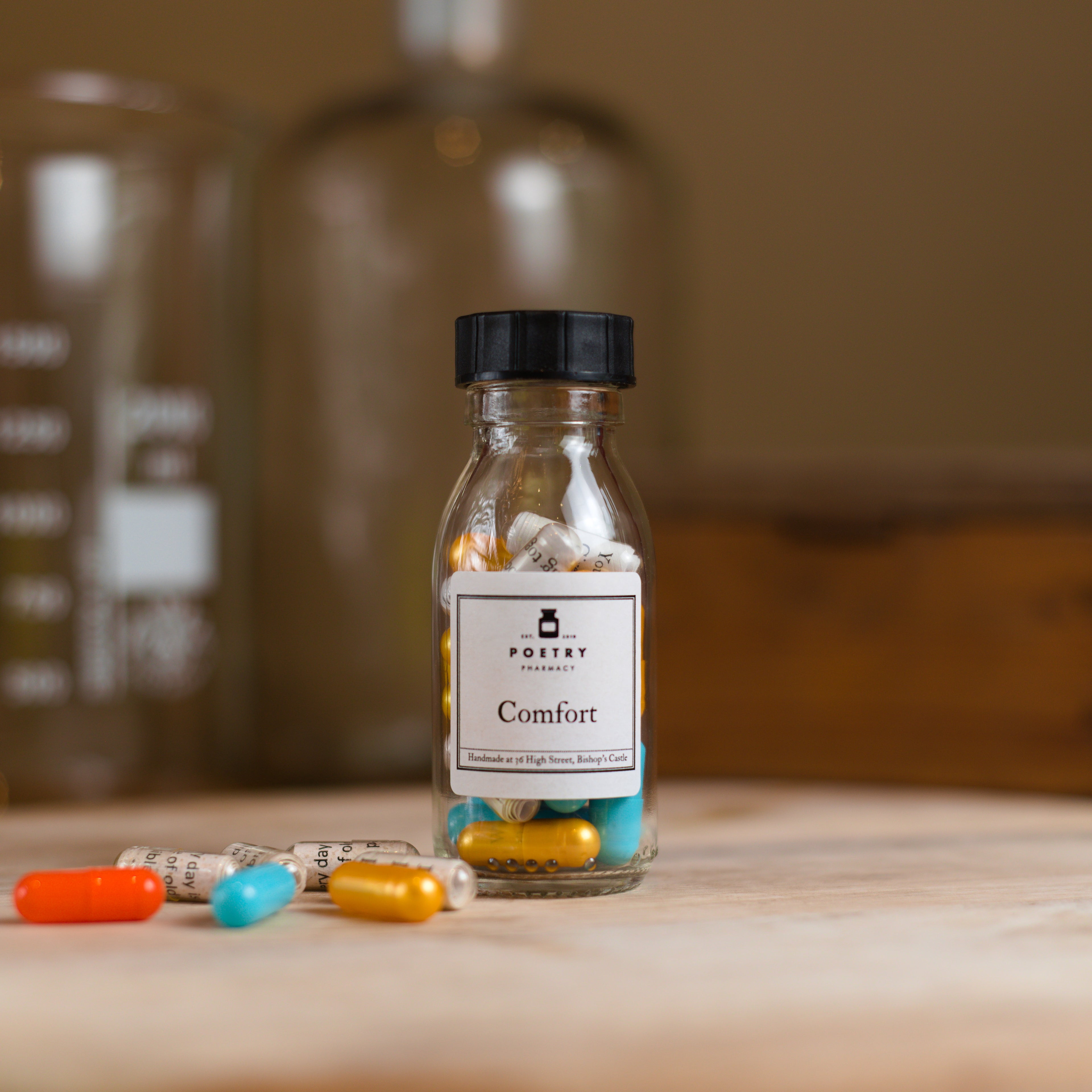 Comfort Pills (Large)-The Poetry Pharmacy
