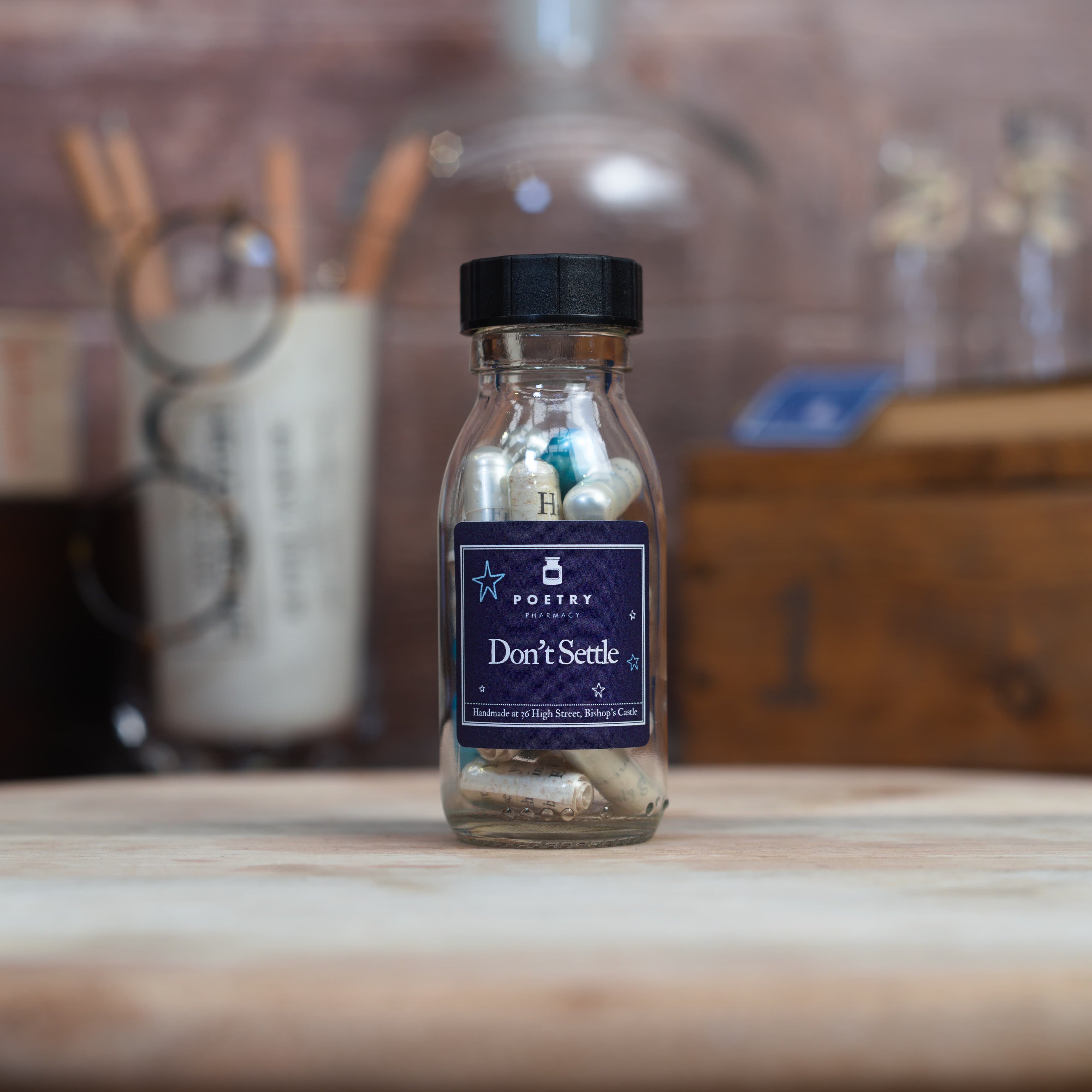 Don't Settle Pill Bottle