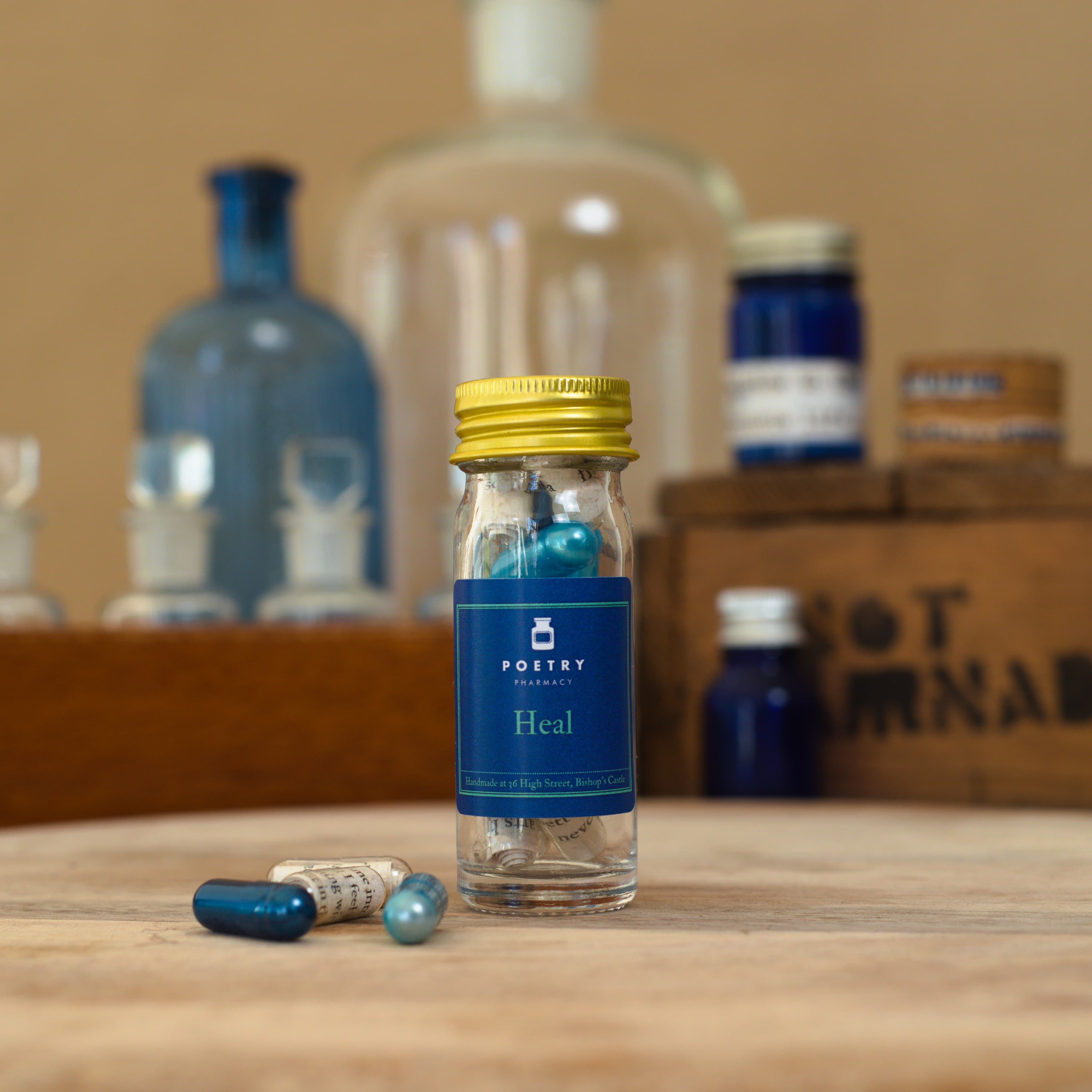 100 Poems to Help You Heal - Book + Pill Bottle bundle-The Poetry Pharmacy