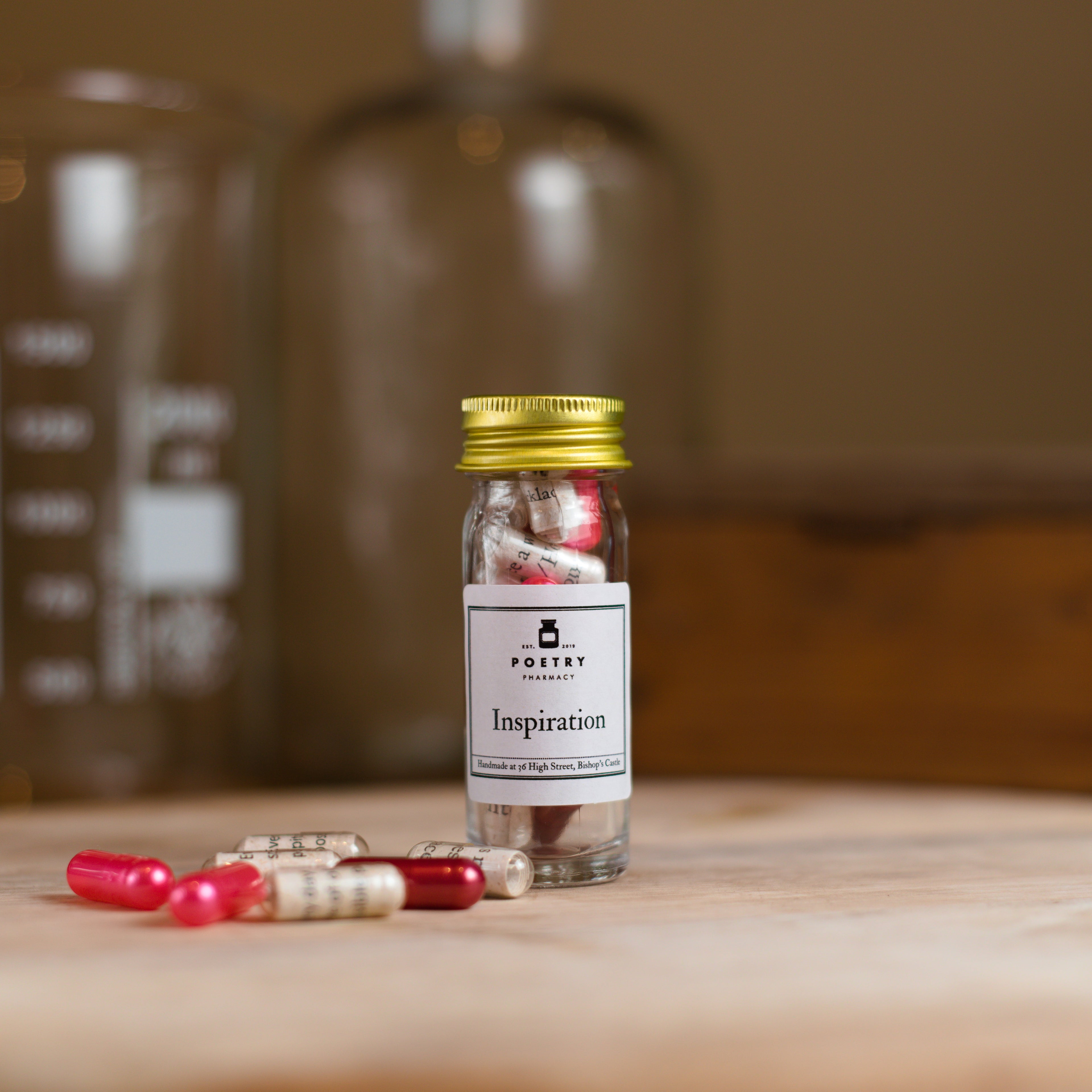Inspiration Pills-The Poetry Pharmacy