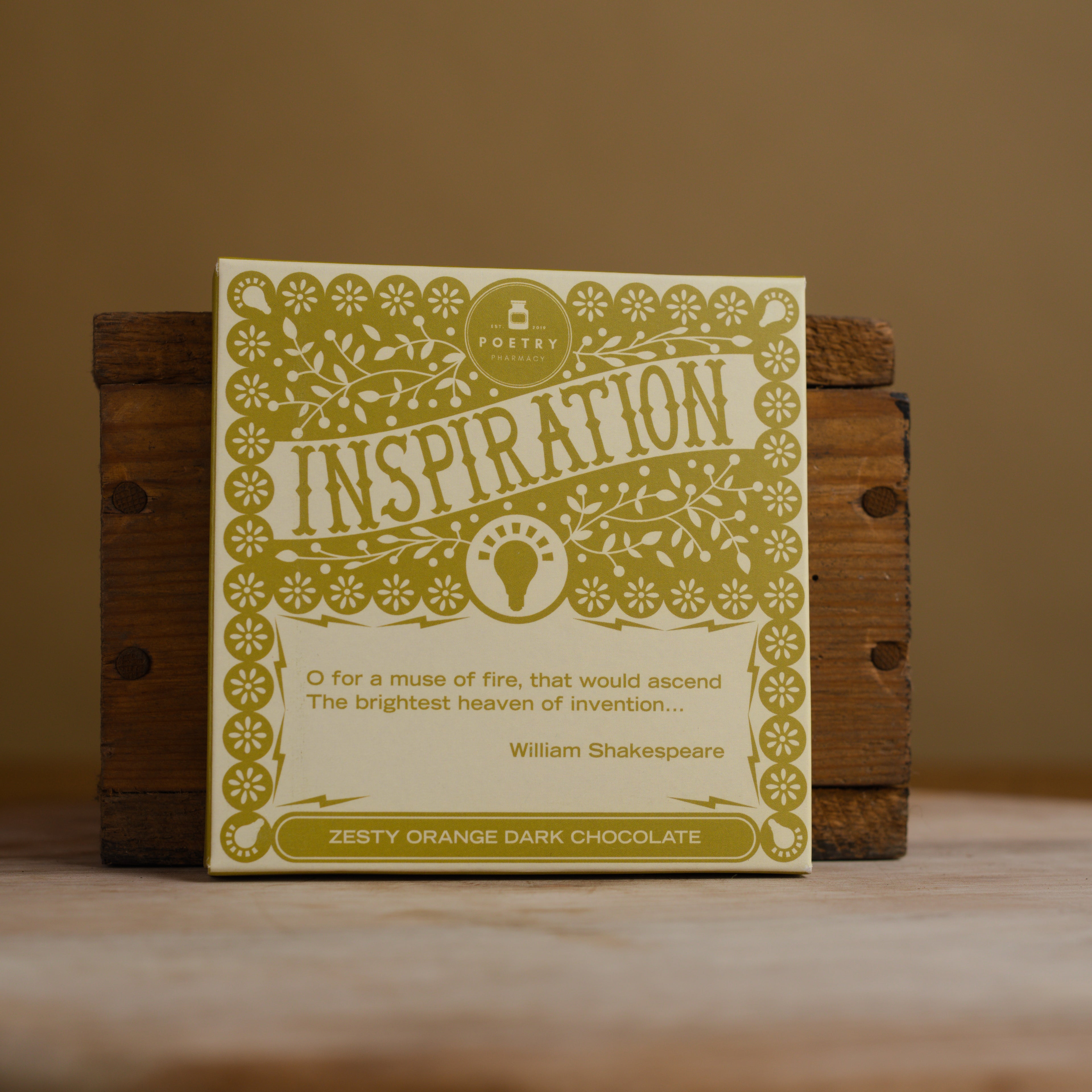 Poetry Pharmacy Chocolate: Inspiration-The Poetry Pharmacy