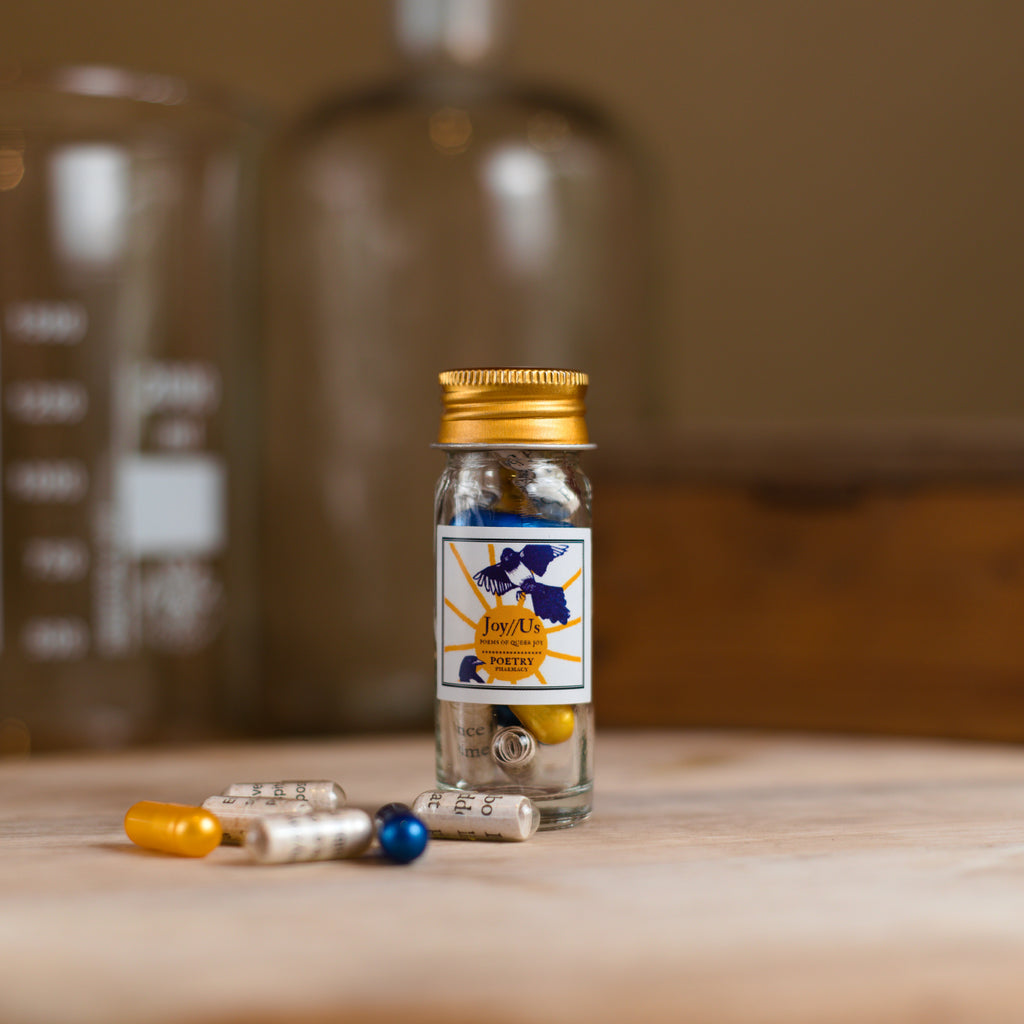 Joy//Us Poems of Queer Joy - Book + Pill Bottle bundle-The Poetry Pharmacy