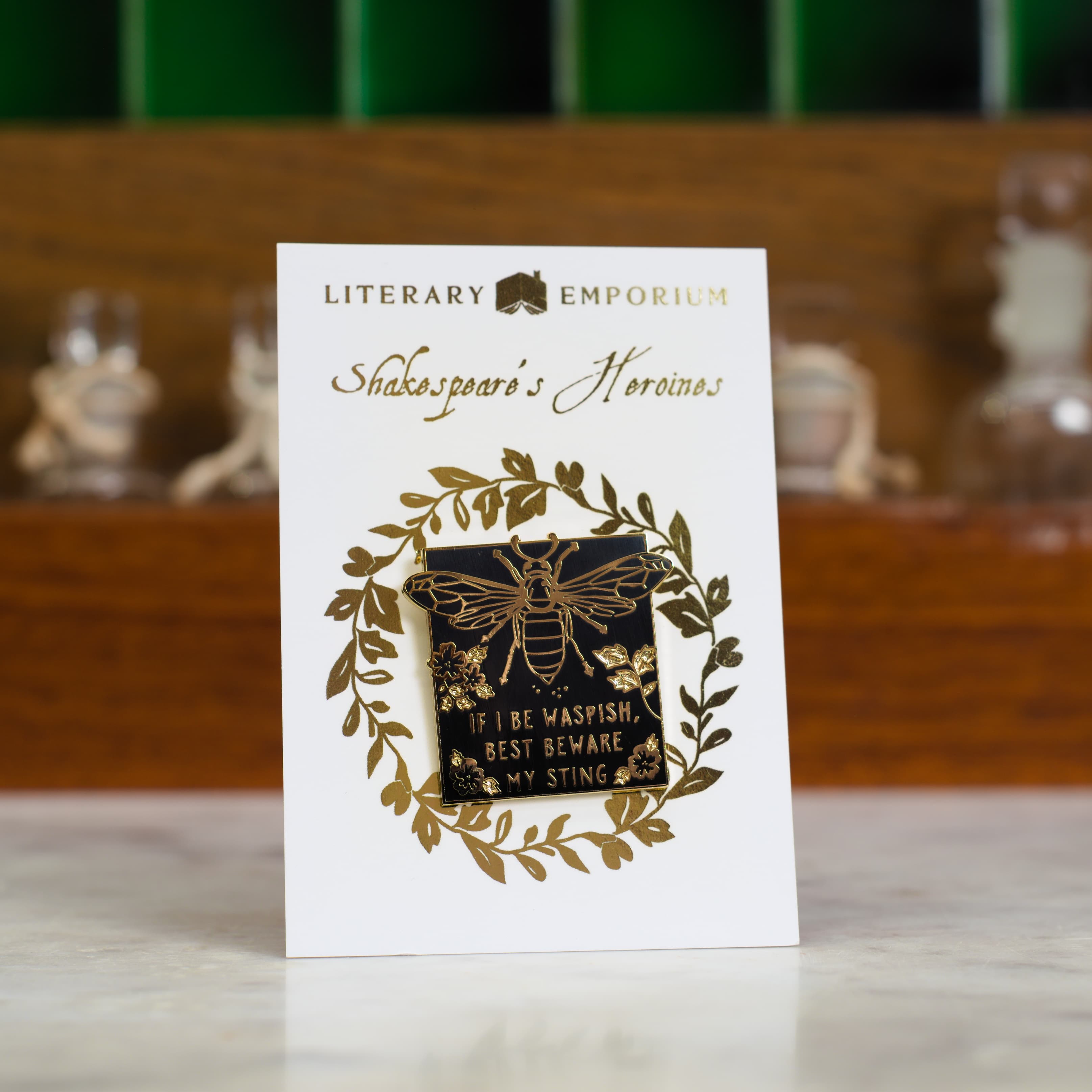Katherina The Taming of the Shrew Enamel Pin - Shakespeare's Heroines Collection