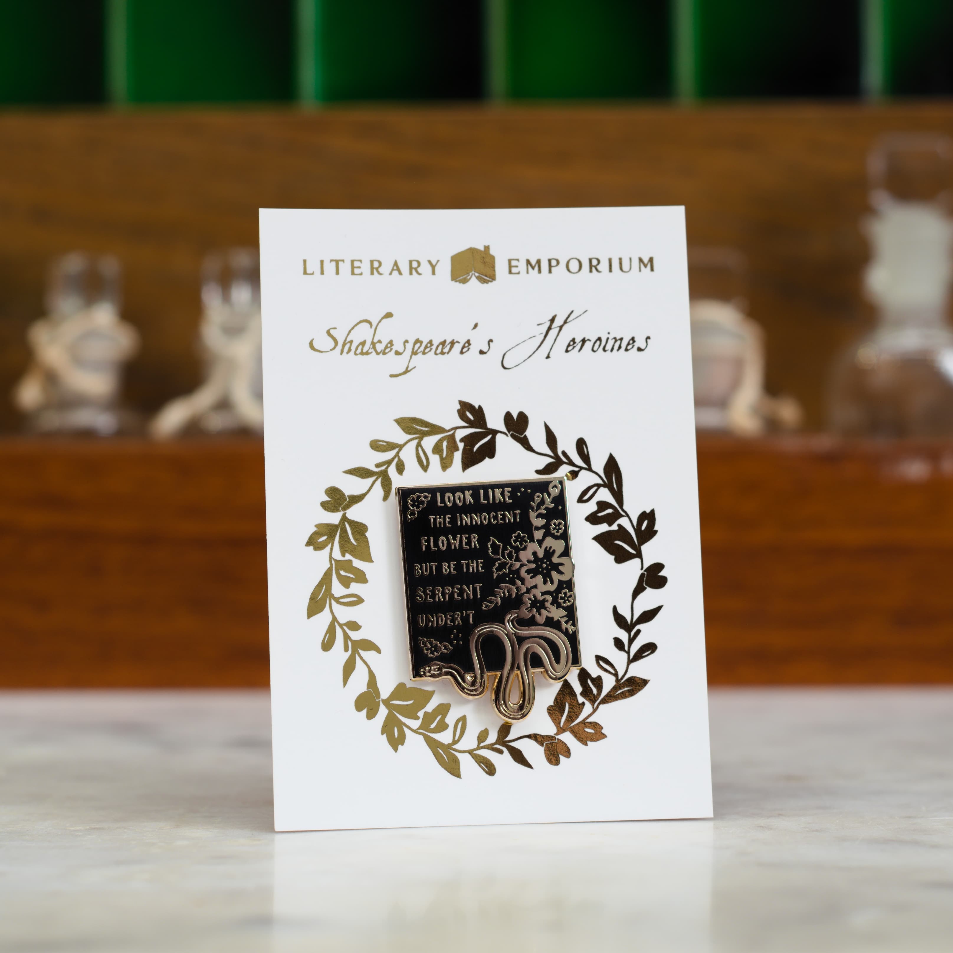 Lady Macbeth Enamel Pin - Shakespeare's Heroines Collection