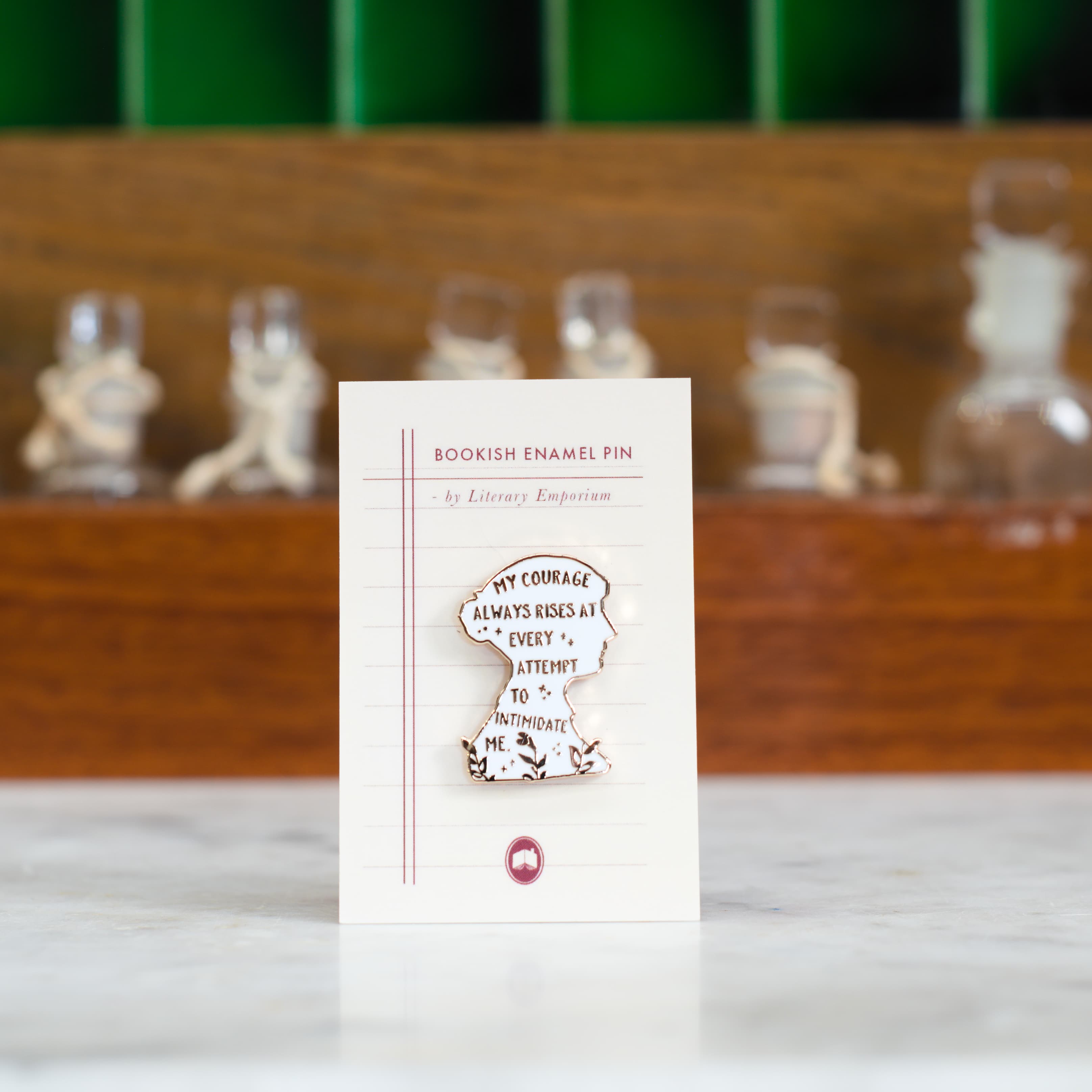 Pride & Prejudice Enamel Pin - Jane Austen