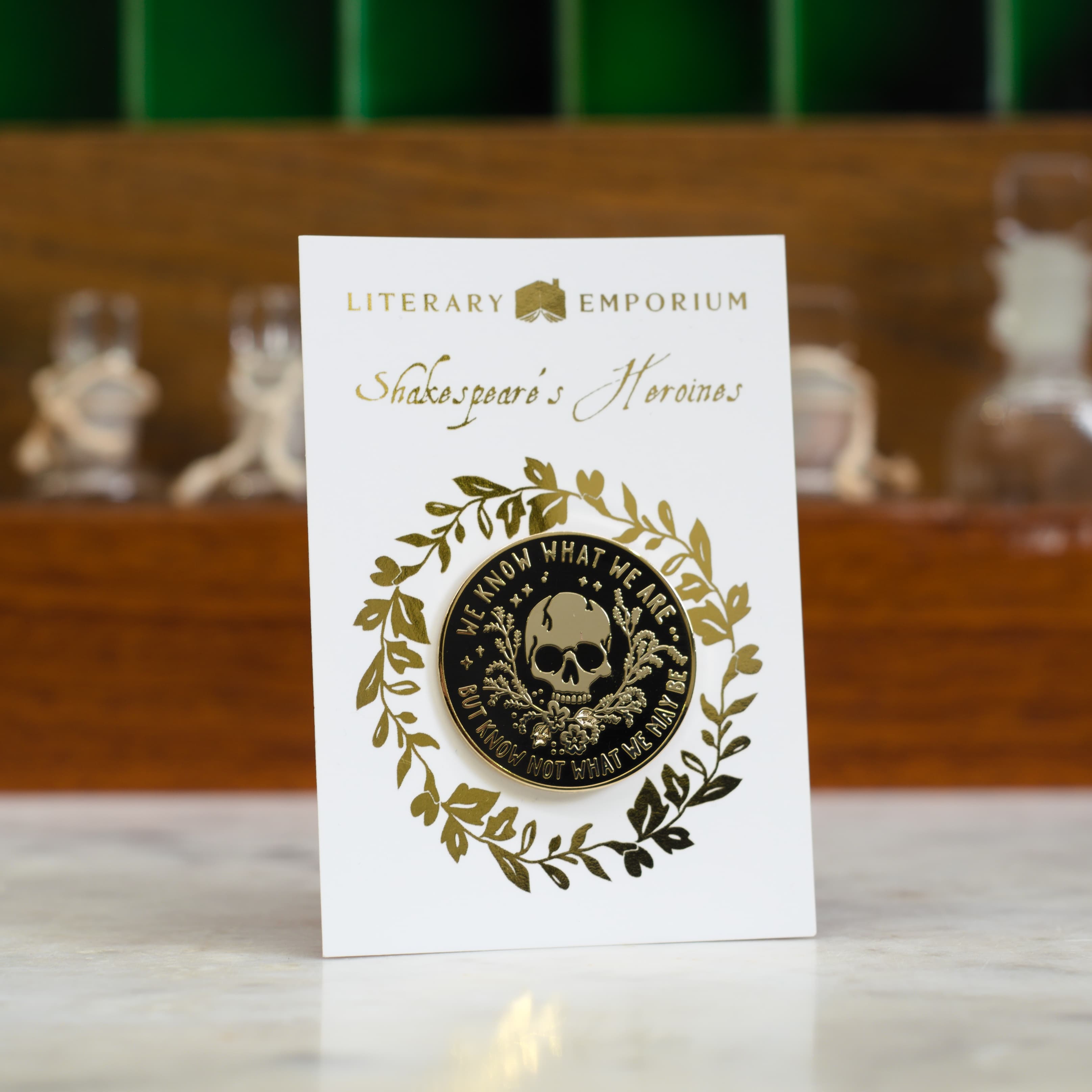 Ophelia Enamel Pin - Shakespeare's Heroines Collection