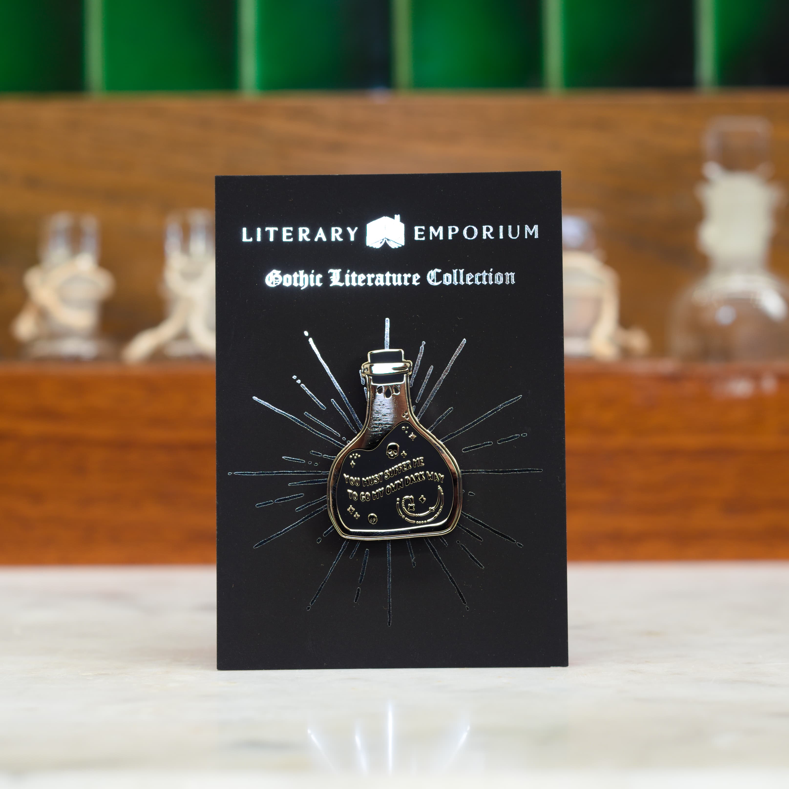 Dr Jekyll and Mr Hyde Potion Pin  Badge - Gothic Collection