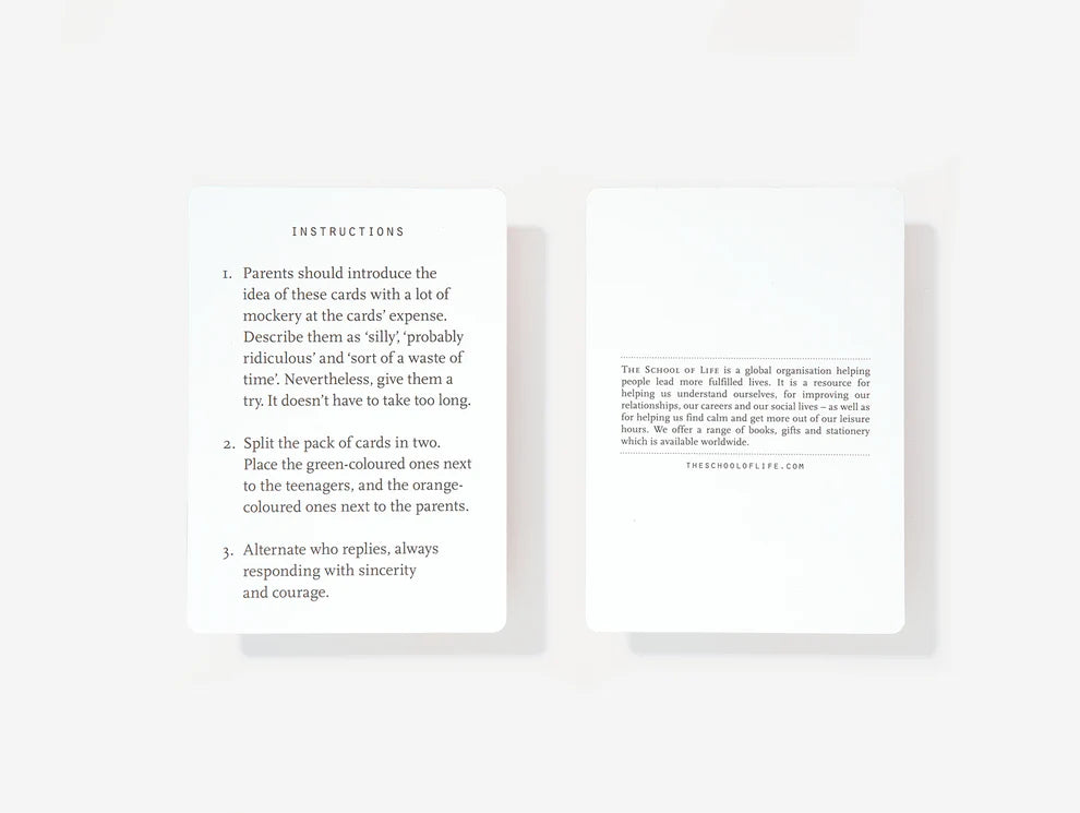 Parents & Teenagers Cards