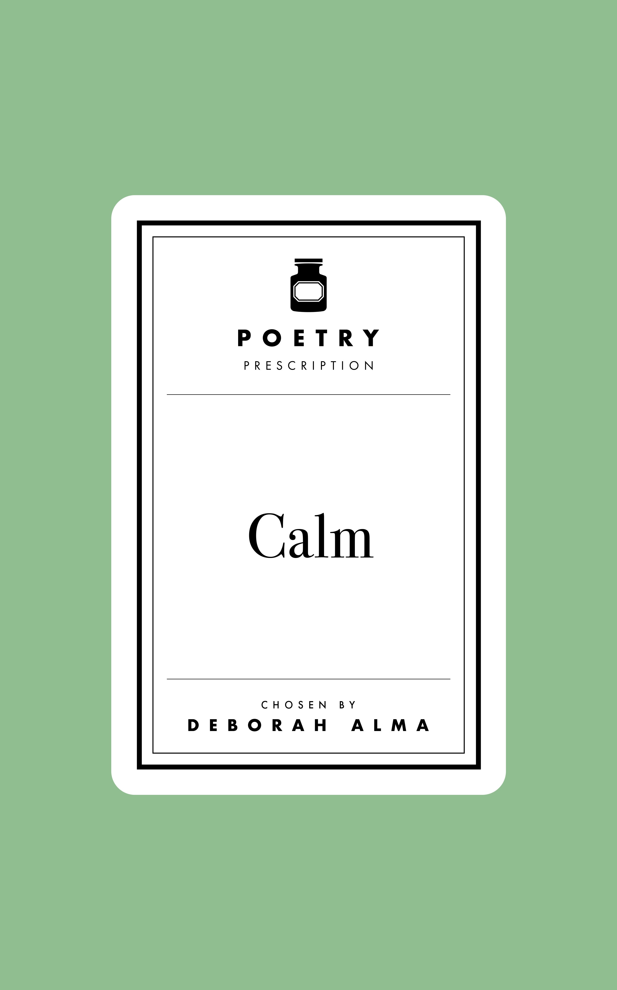 Poetry Prescription: Calm-Books-The Poetry Pharmacy