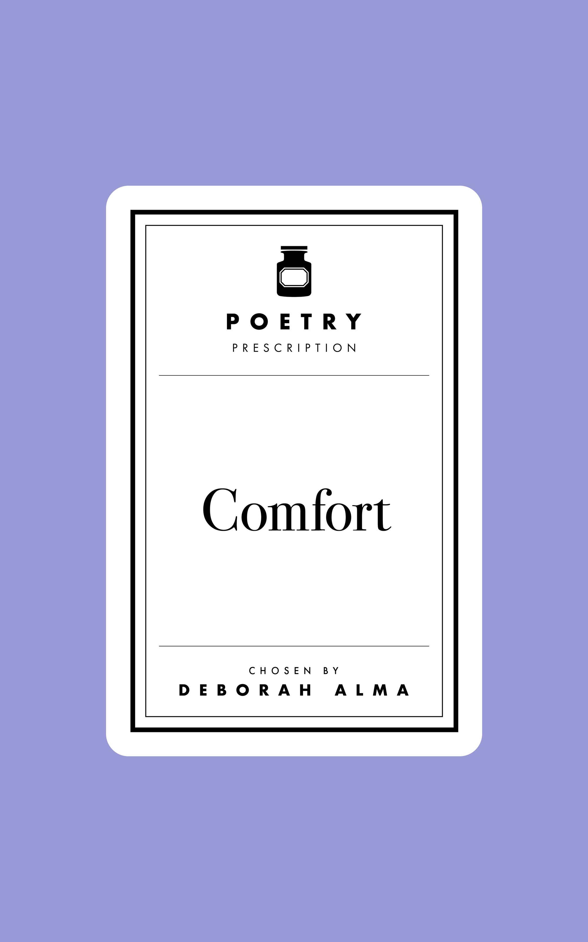 Poetry Prescription: Comfort-Books-The Poetry Pharmacy