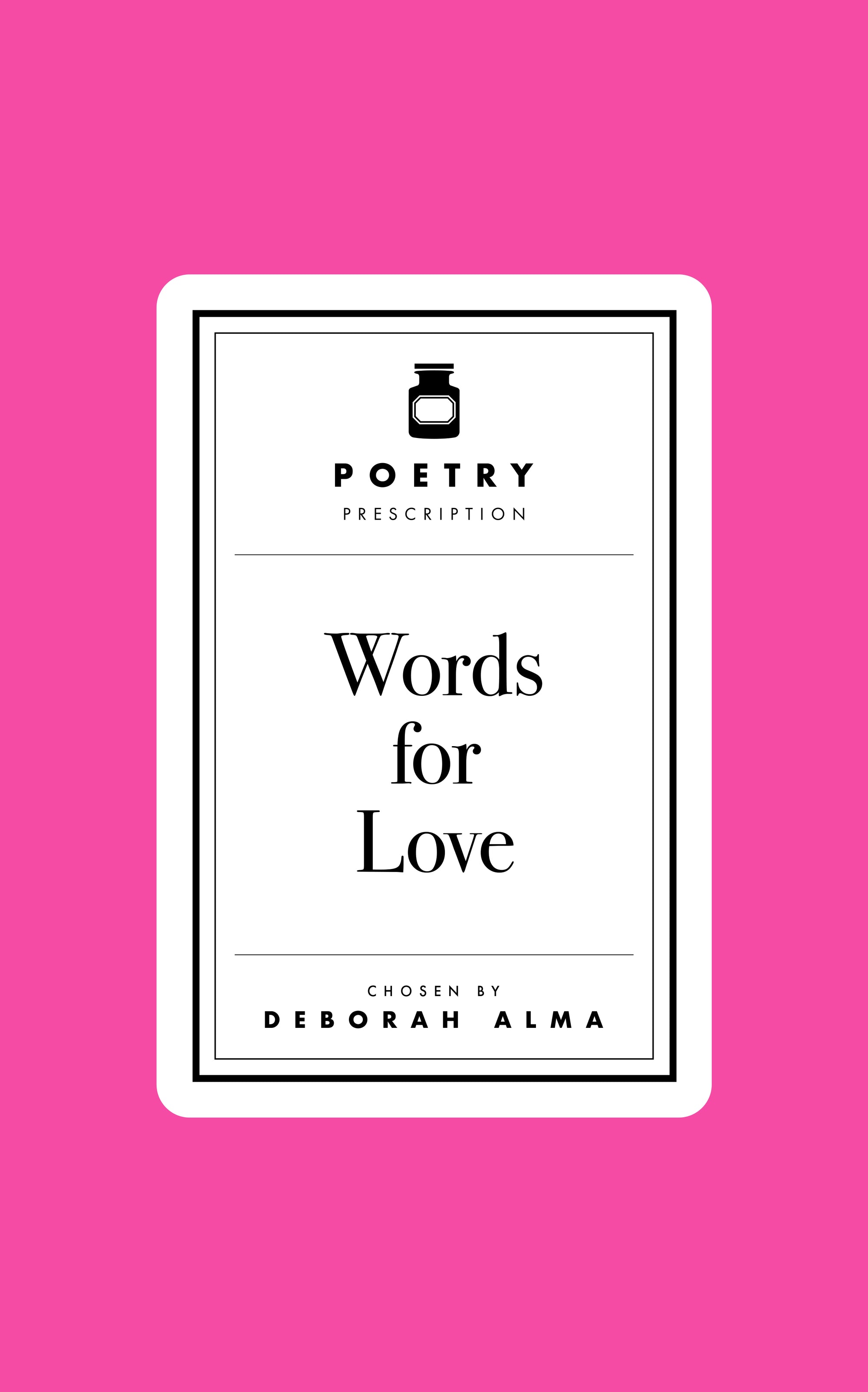 Poetry Prescription: Words for Love-Books-The Poetry Pharmacy