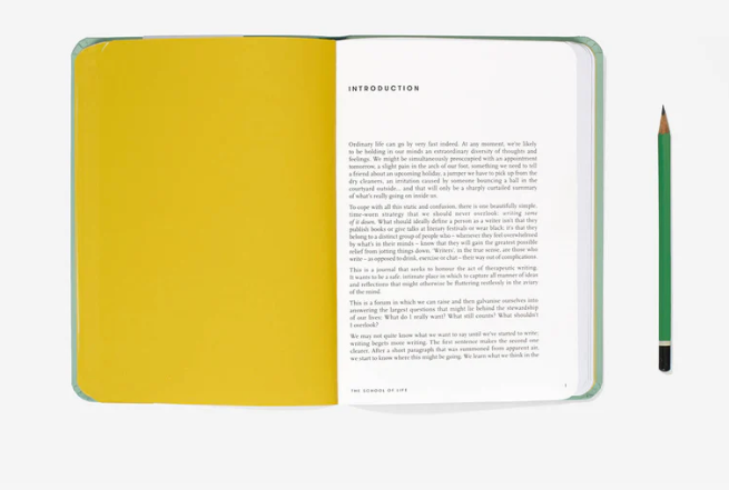 Writing Journal - Sage-Stationery-The Poetry Pharmacy