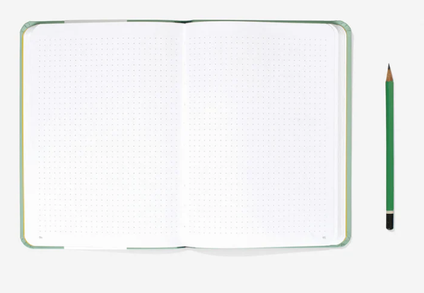 Writing Journal - Sage-Stationery-The Poetry Pharmacy
