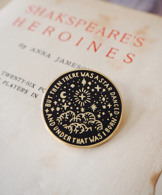 Beatrice Much Ado About Nothing - Enamel Pin Badge - Shakespeare