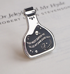 Dr Jekyll and Mr Hyde Potion Pin  Badge - Gothic Collection