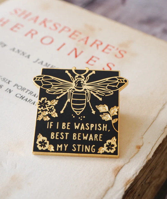Katherina The Taming of the Shrew Enamel Pin - Shakespeare's Heroines Collection