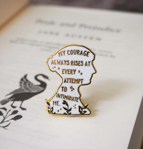 Pride & Prejudice Enamel Pin - Jane Austen