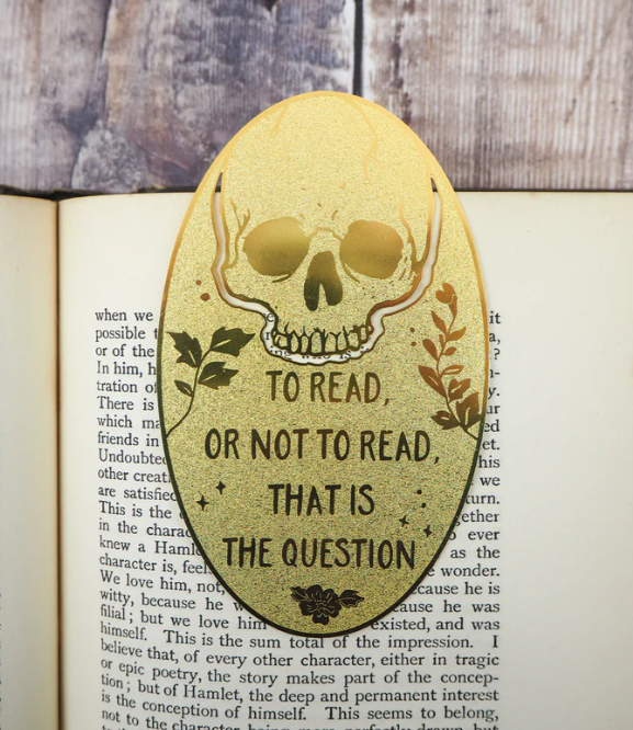 Hamlet Brass Bookmark
