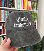 Gothic Tendencies Embroidered Hat - Vintage Black Cap
