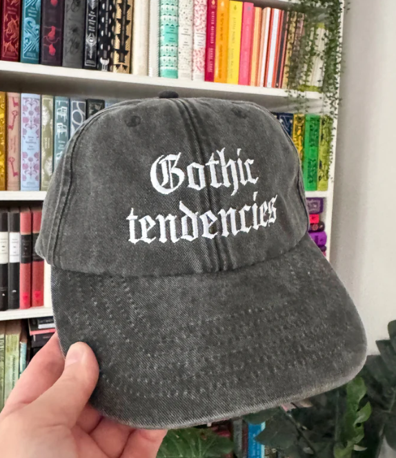 Gothic Tendencies Embroidered Hat - Vintage Black Cap