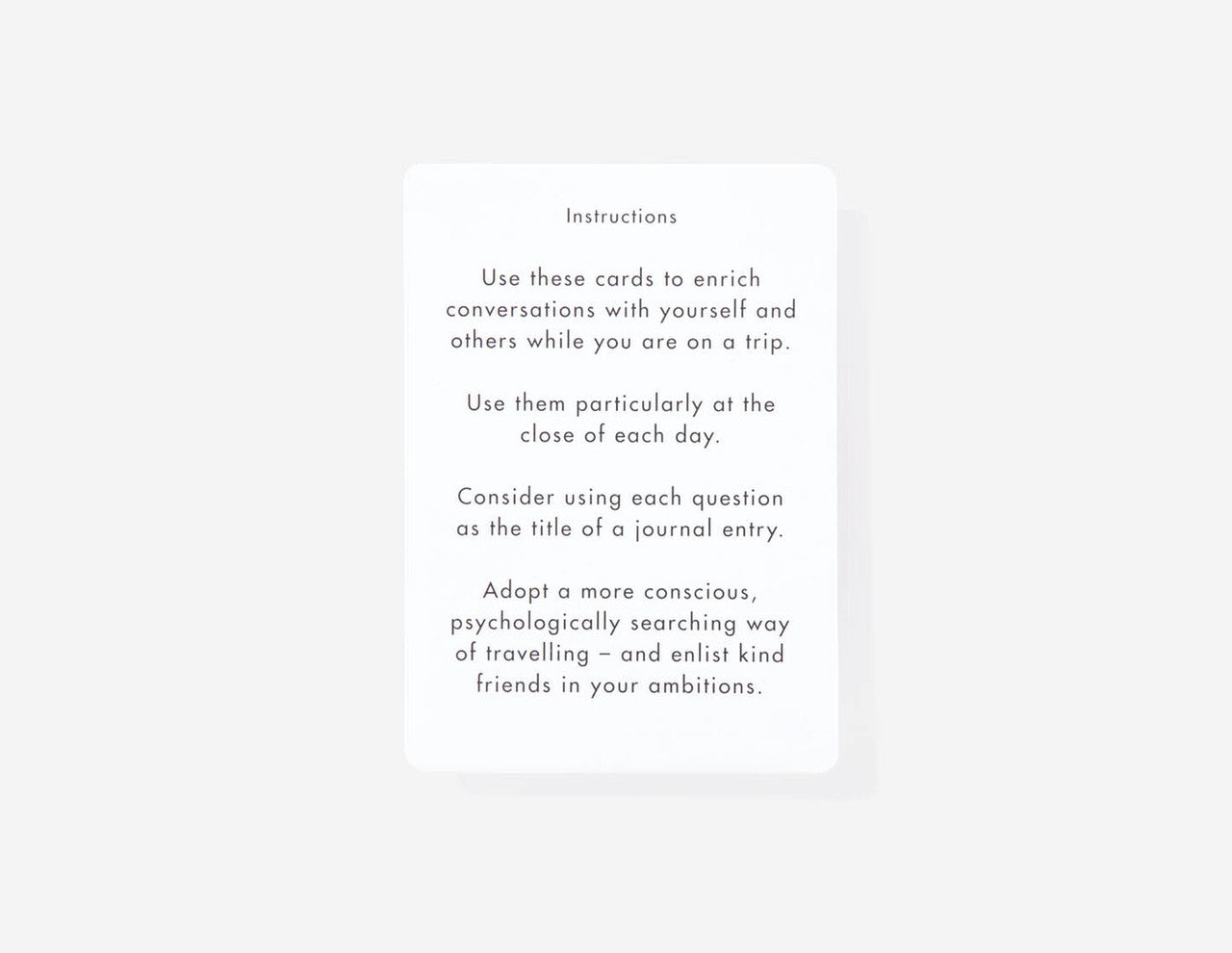 Travel Therapy Cards-The Poetry Pharmacy