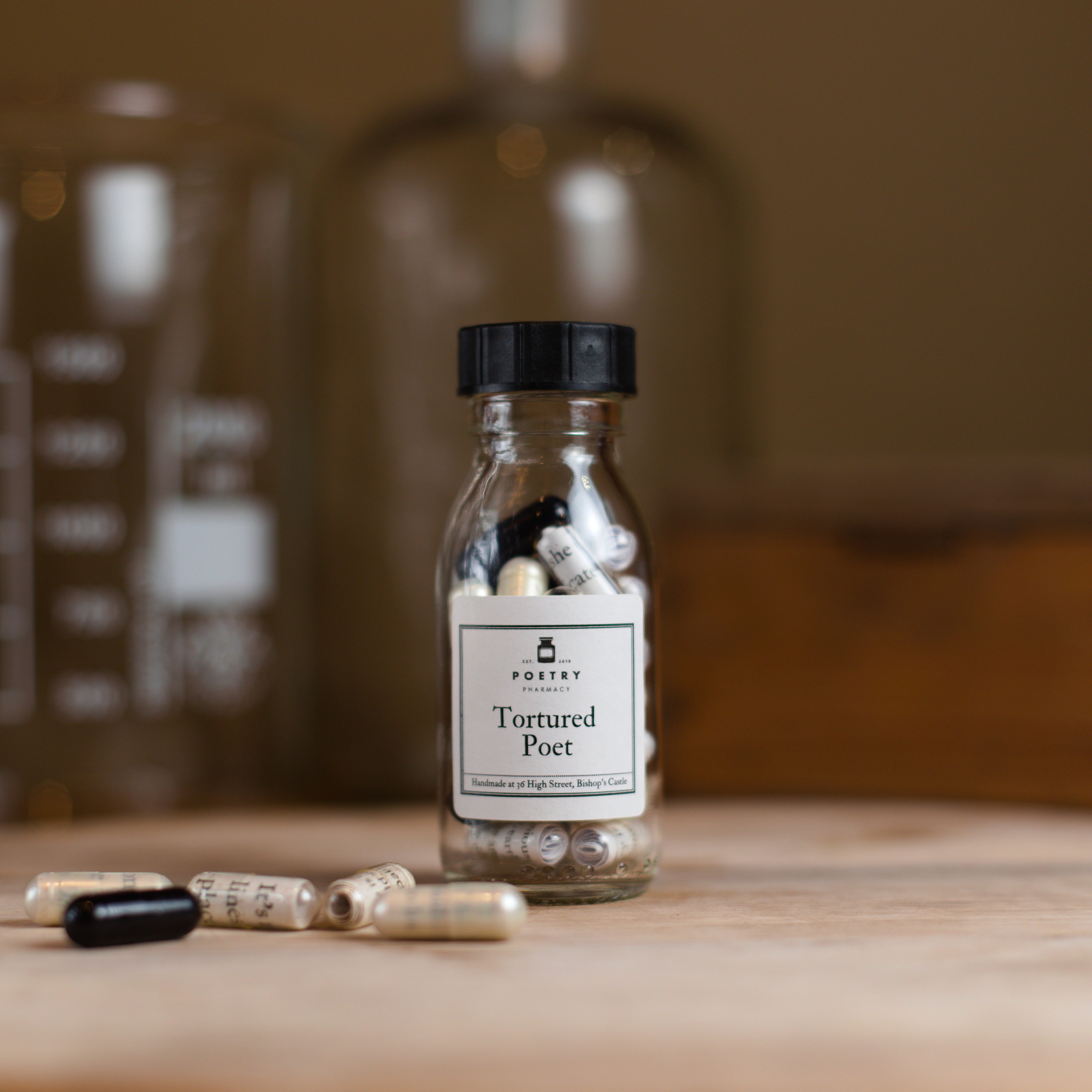 Tortured Poet Pills-The Poetry Pharmacy