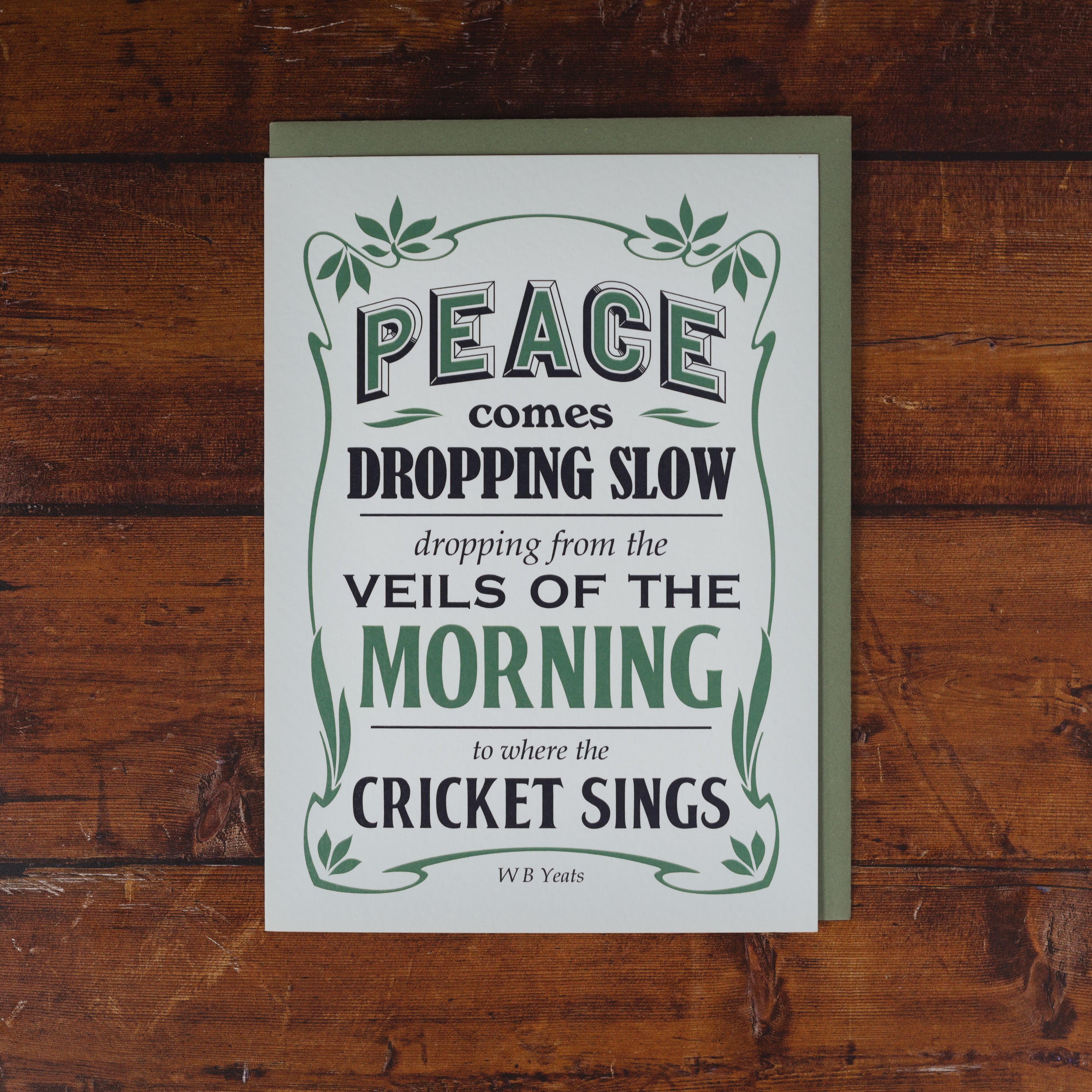 Poetry Pharmacy Card - Calm