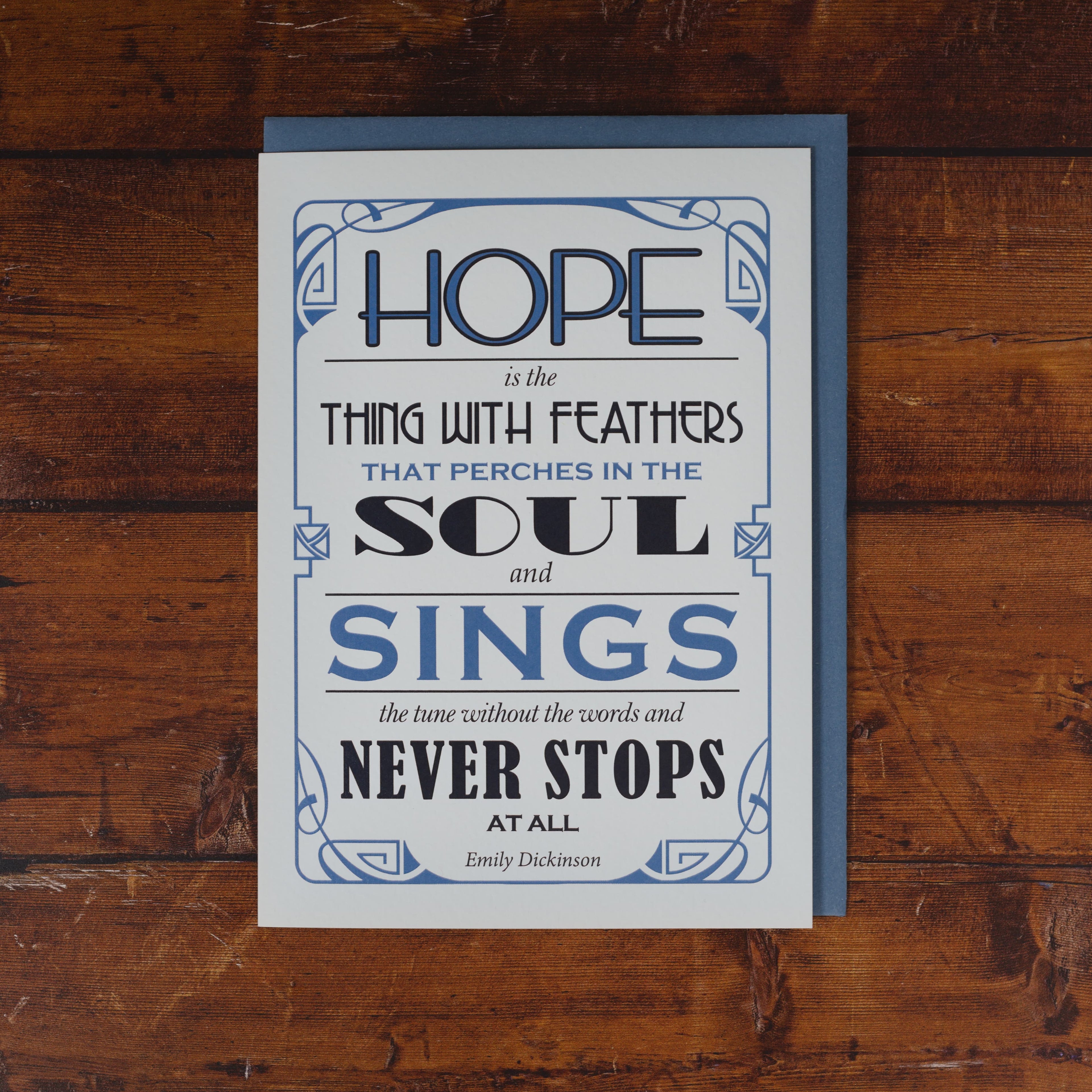 Poetry Pharmacy Card - Comfort